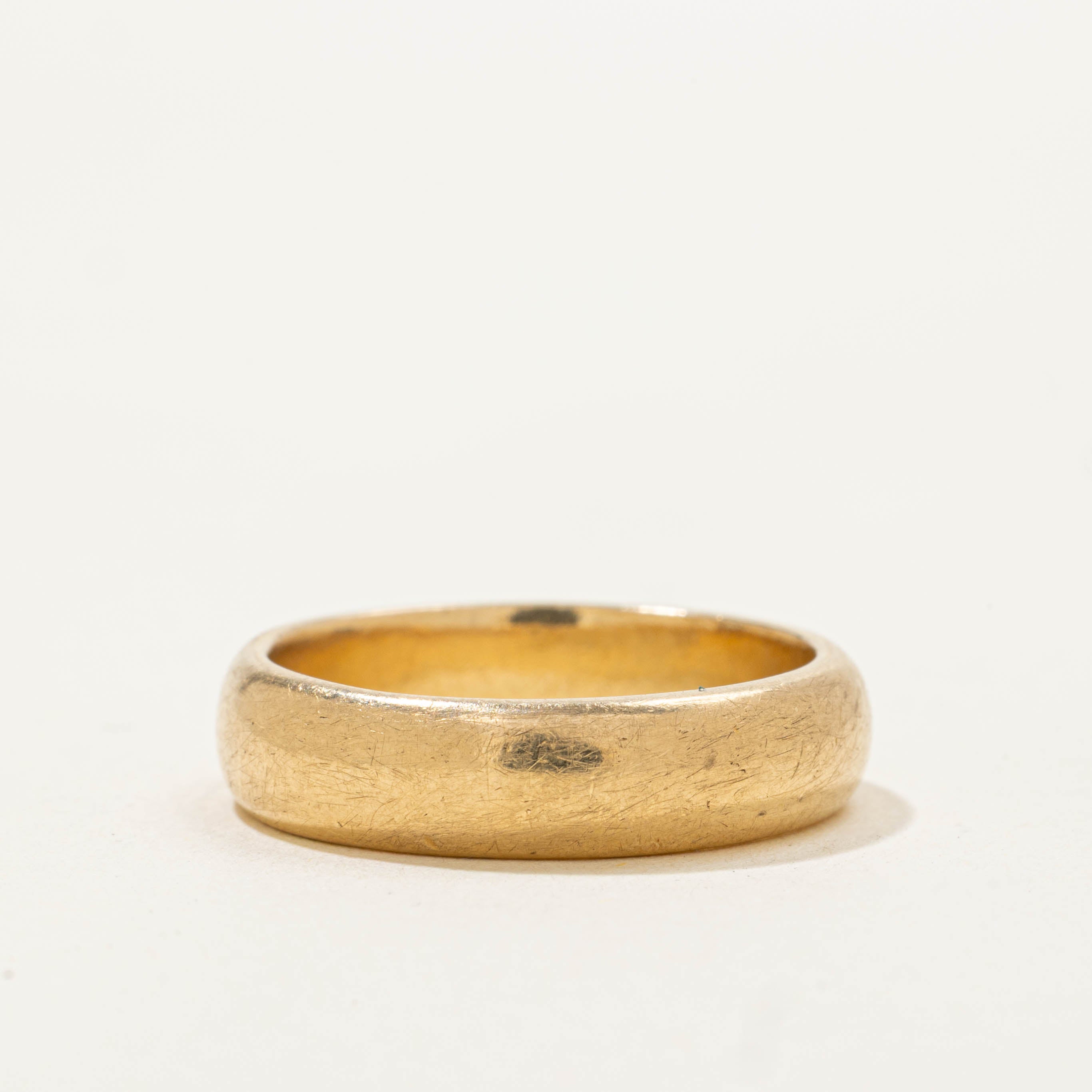 18k Yellow Gold Plain Band | 4.80mm | SZ 6.25
