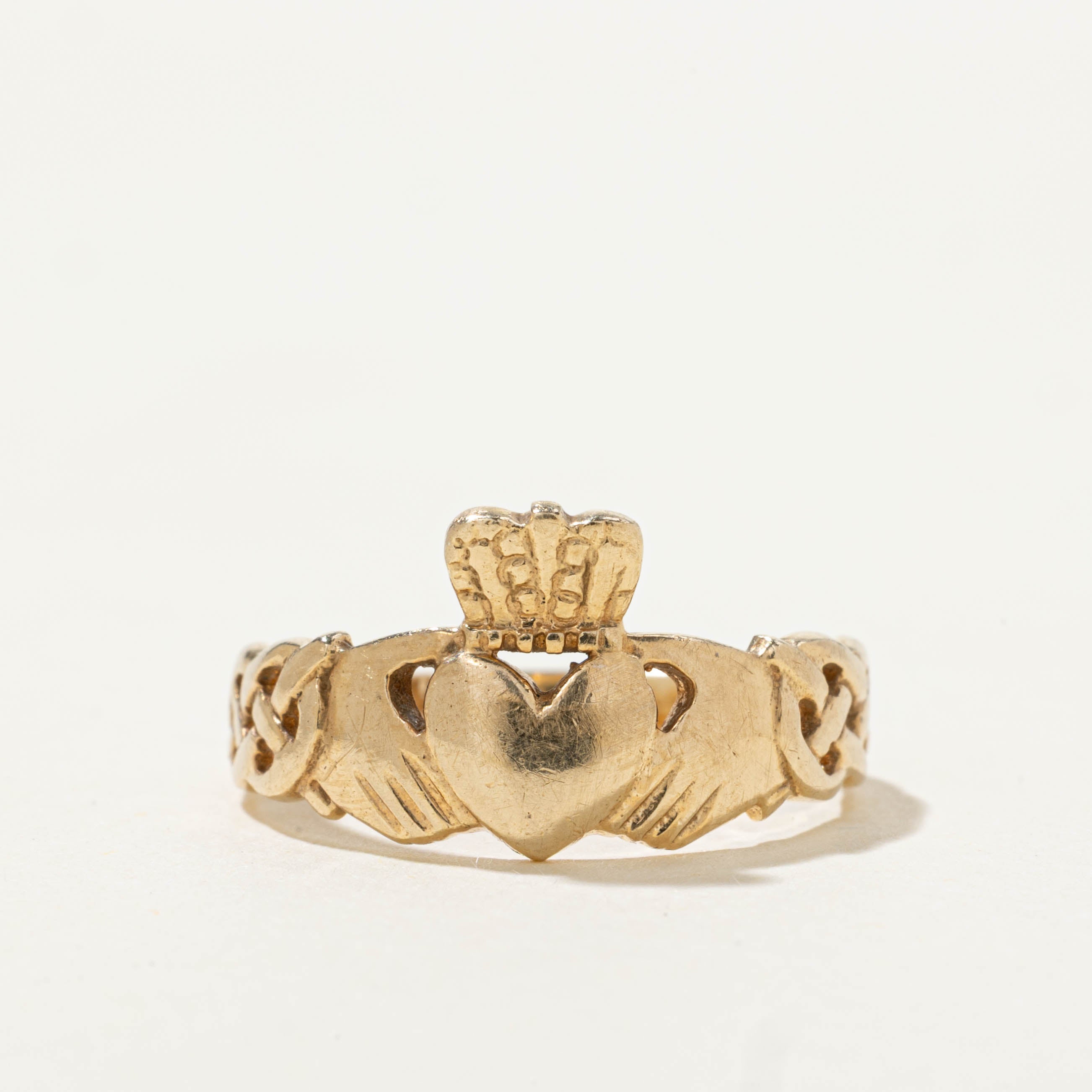 1998 Dublin Claddagh Openwork Ring | SZ 5.25
