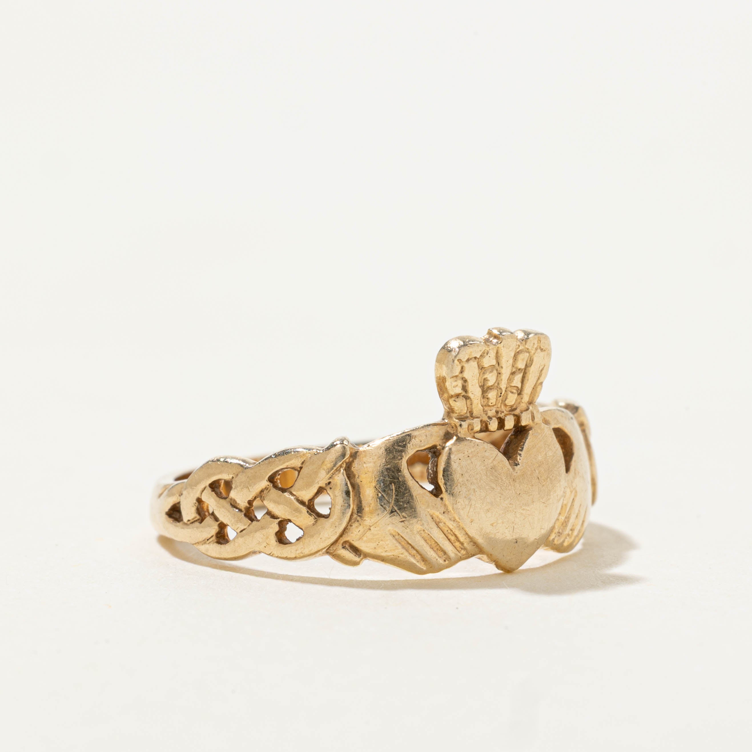 1998 Dublin Claddagh Openwork Ring | SZ 5.25