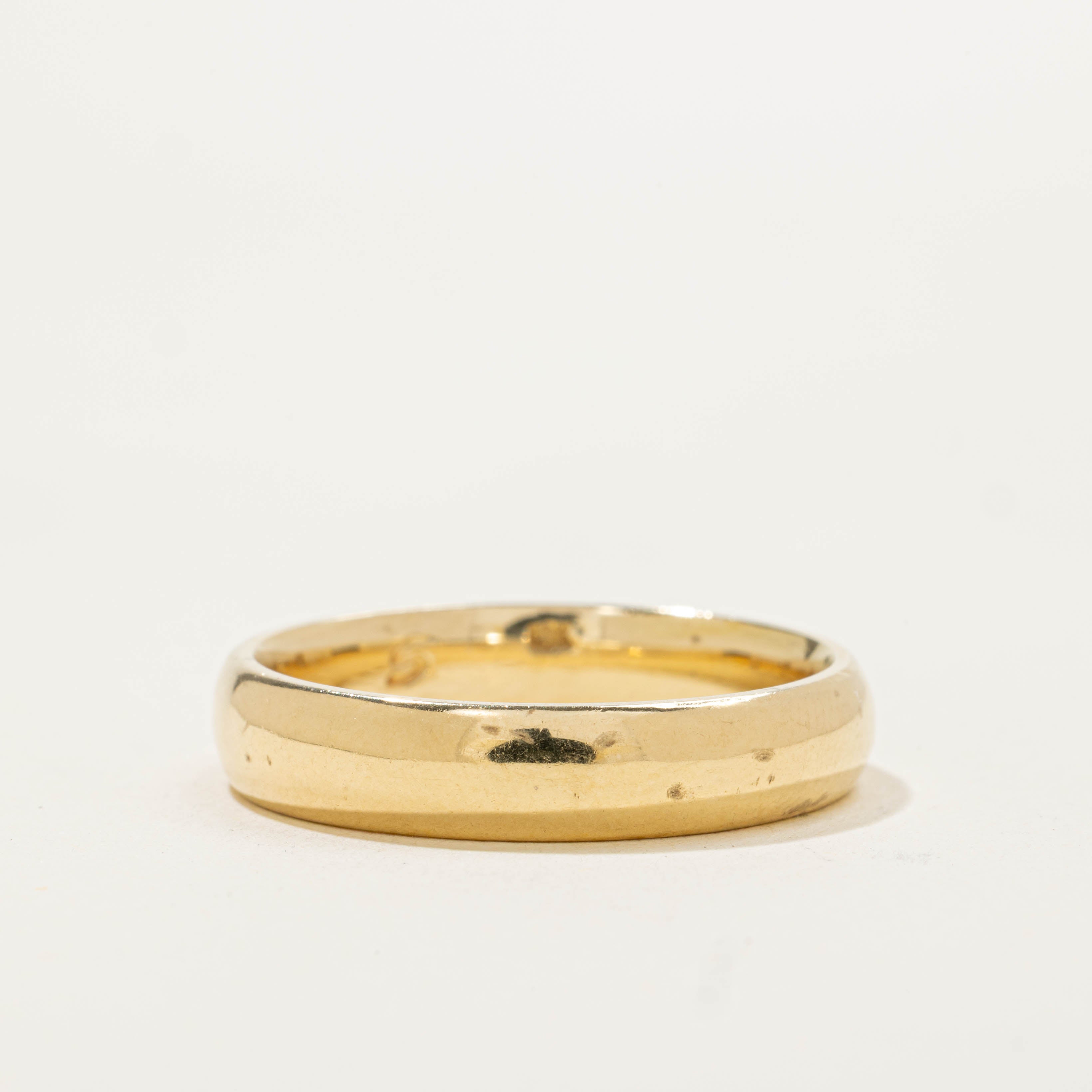 18k Yellow Gold Plain Band | 5.00mm | SZ 11