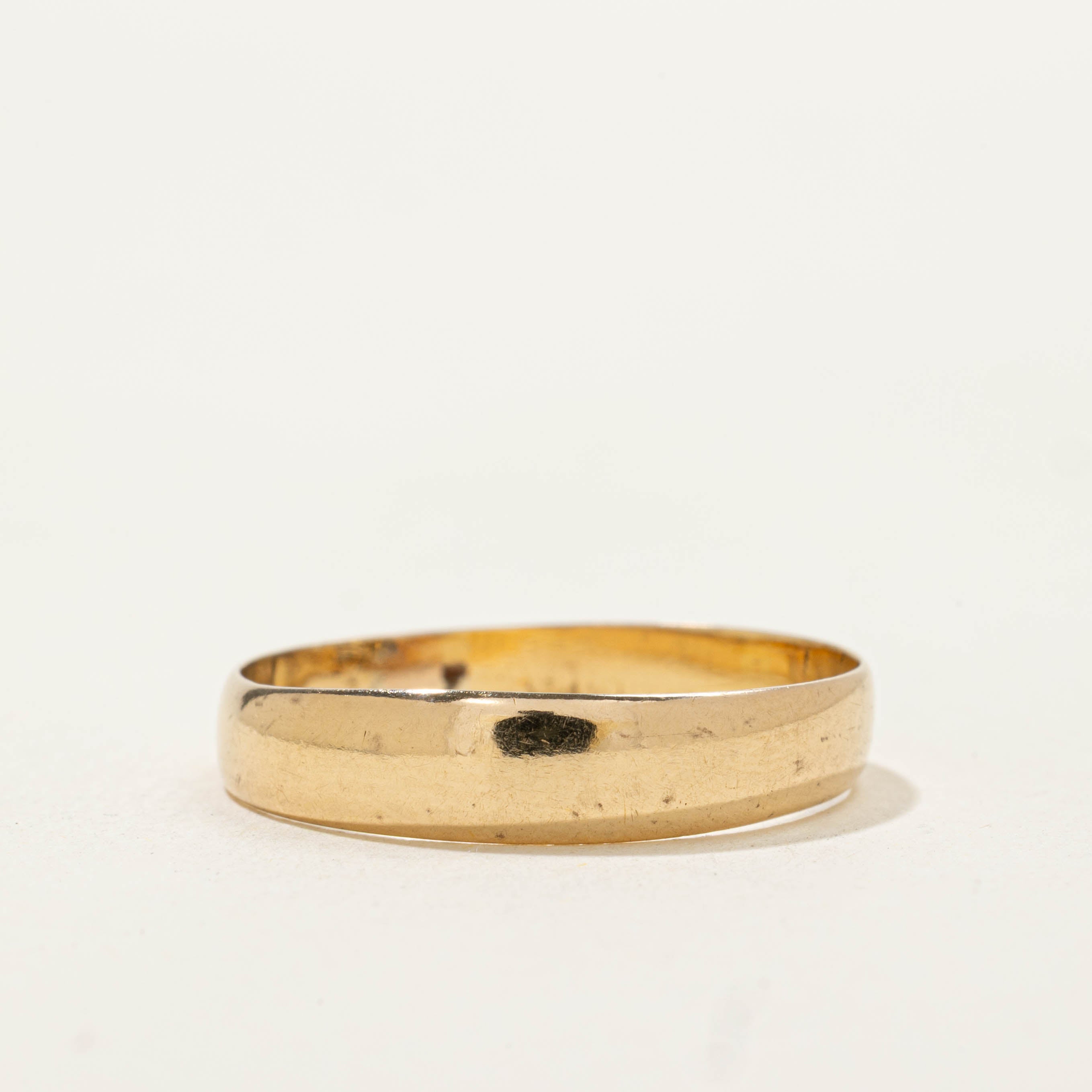 18k Yellow Gold Plain Band | 4.60mm | SZ 9