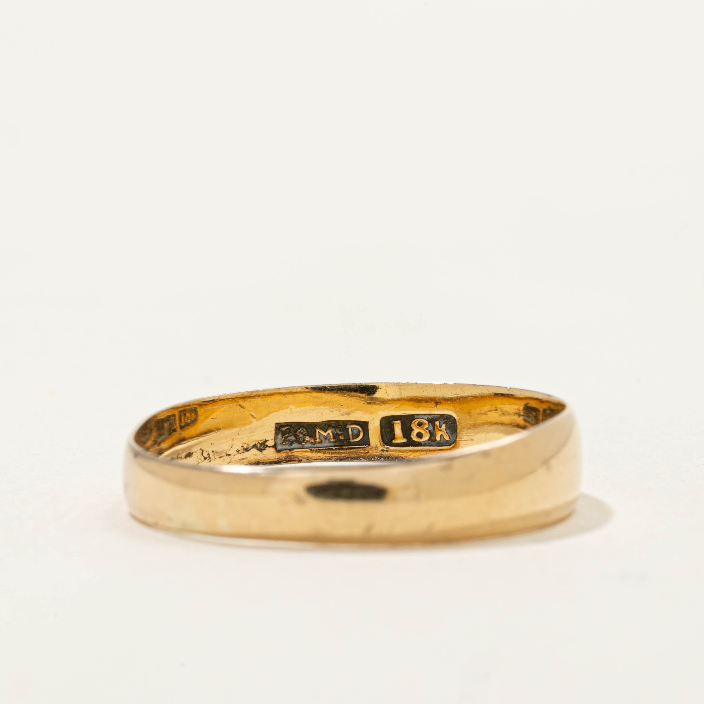 18k Yellow Gold Plain Band | 4.60mm | SZ 9