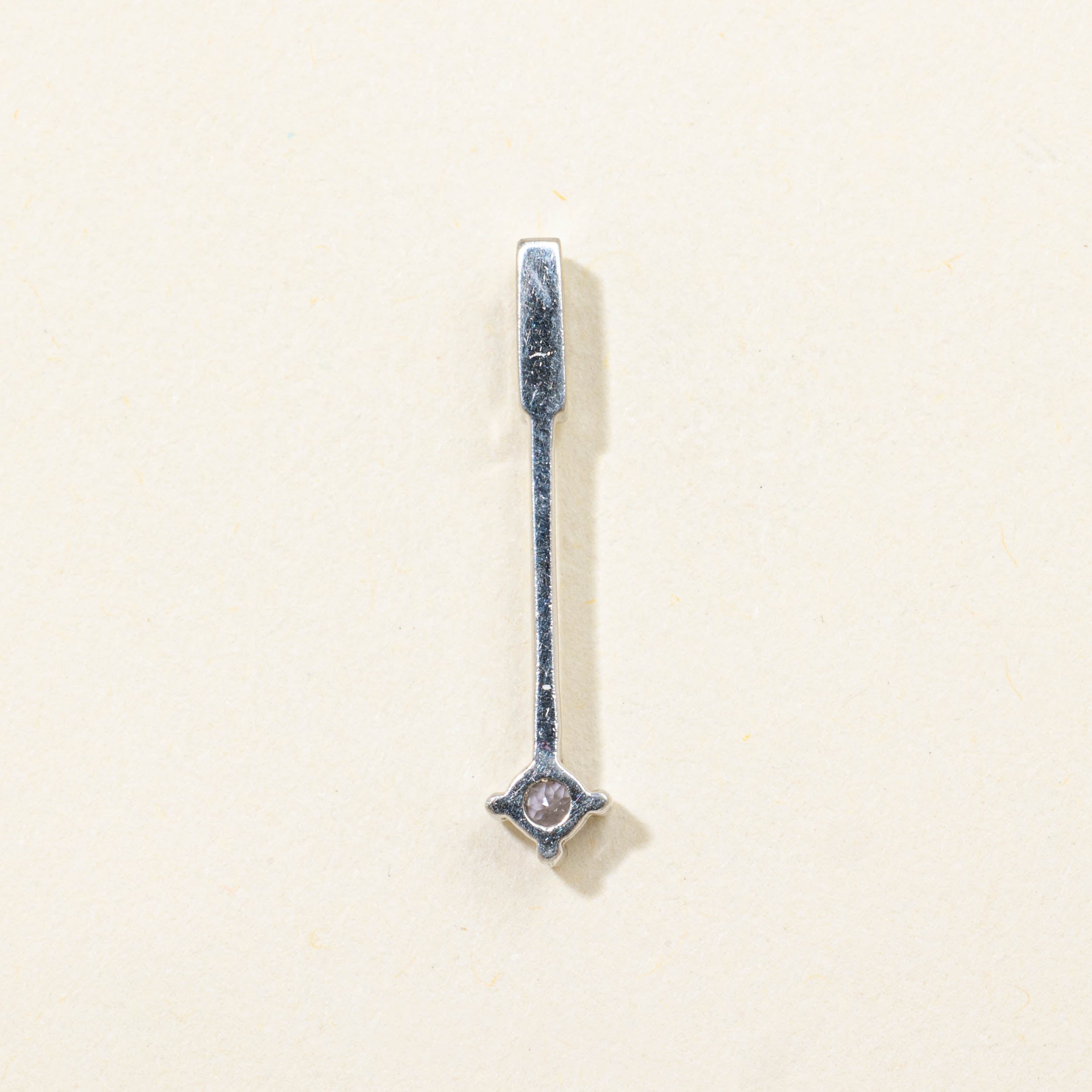10k Tanzanite & Diamond Drop Pendant | 1.00ct