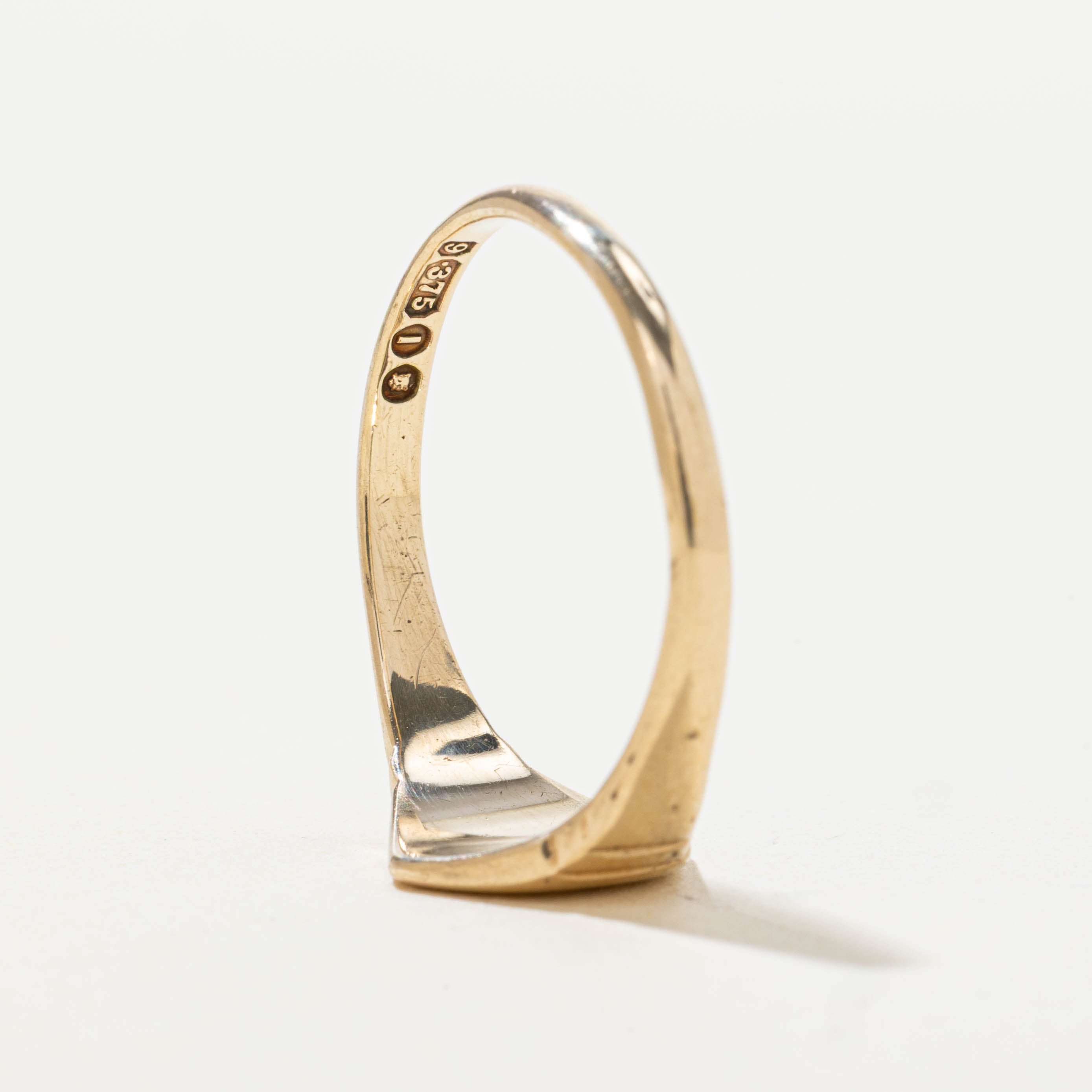 1944 London UK “BJL” Initialized Signet Ring | SZ 8