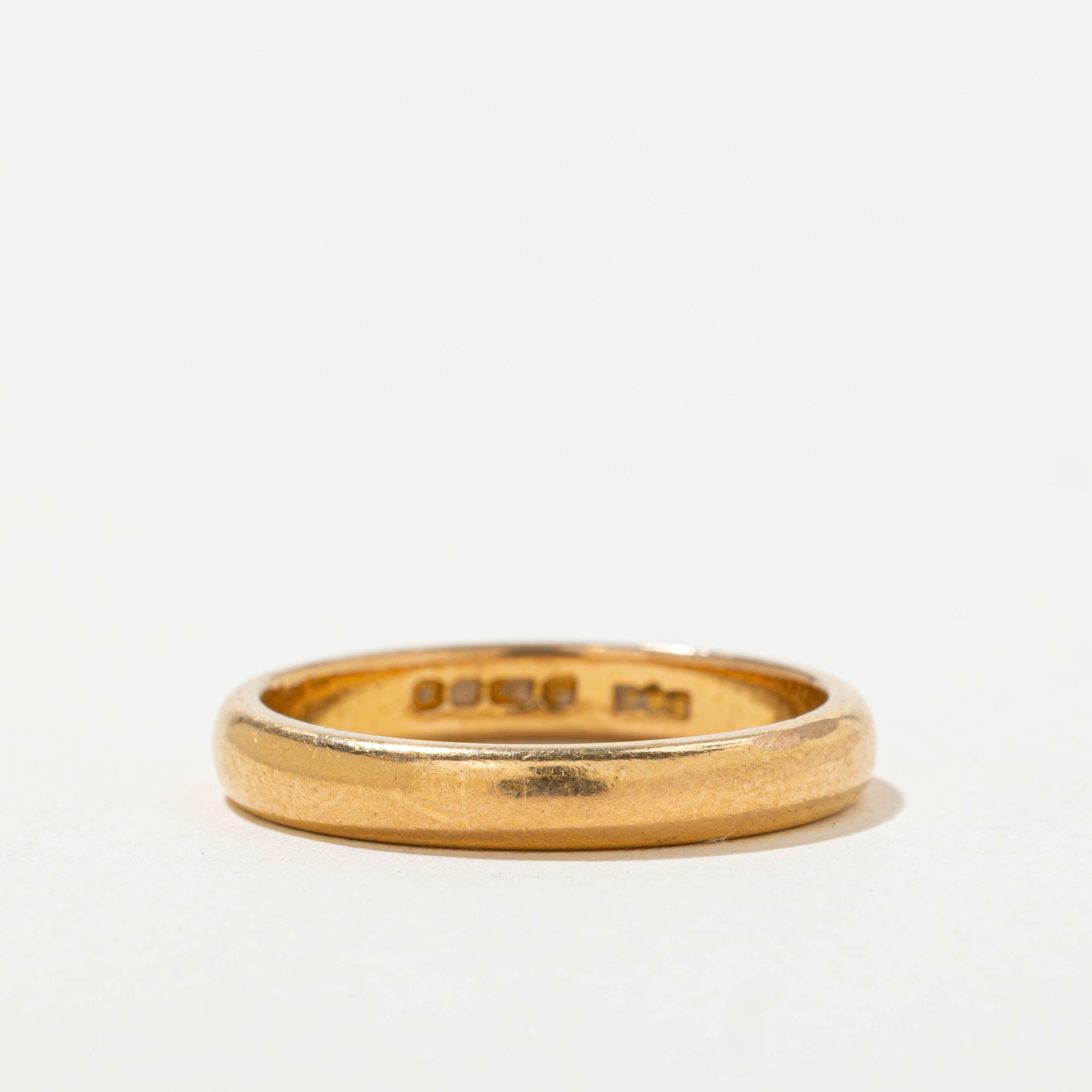 1953 Birmingham 22k Yellow Gold Band | 3.25mm | SZ 7
