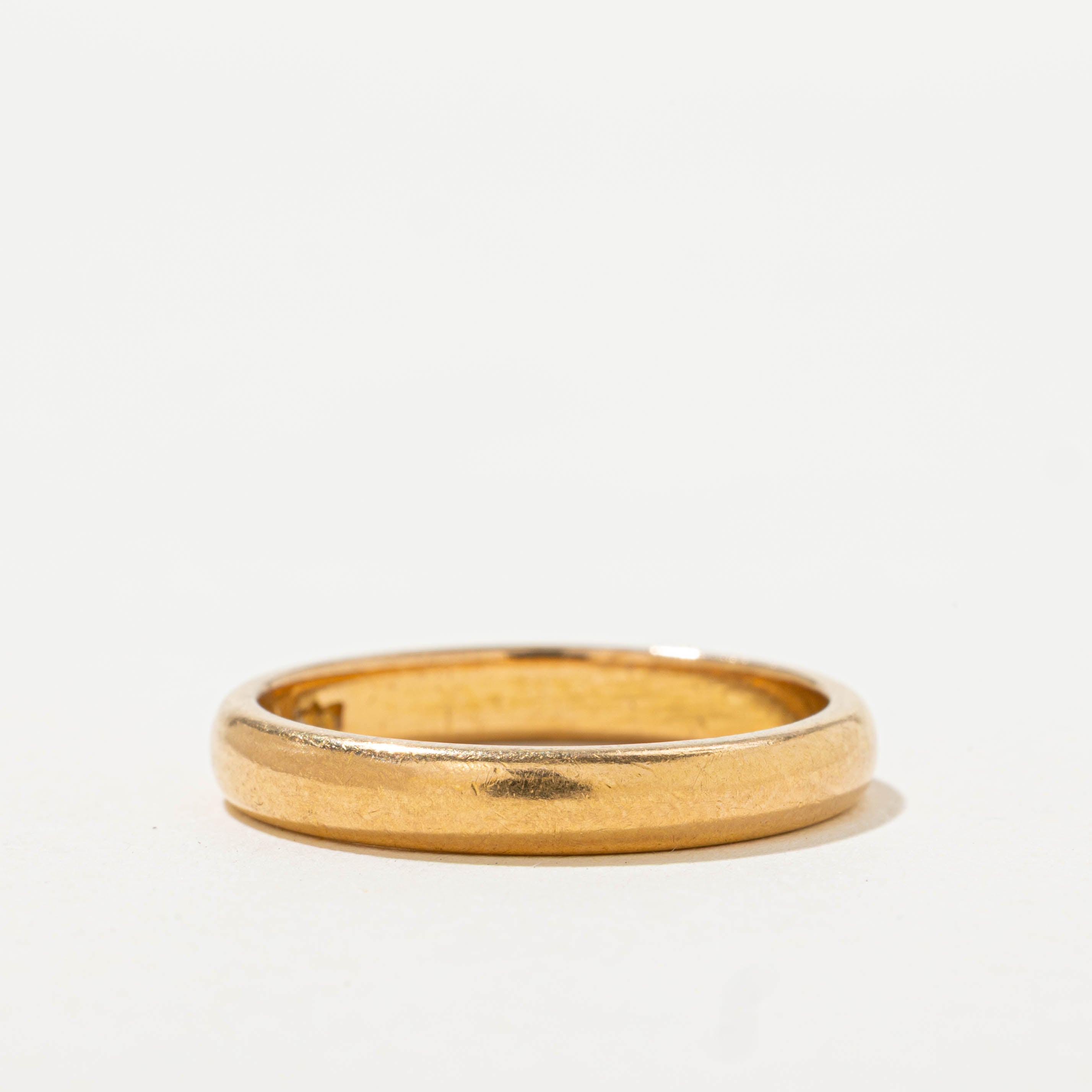 1953 Birmingham 22k Yellow Gold Band | 3.25mm | SZ 7
