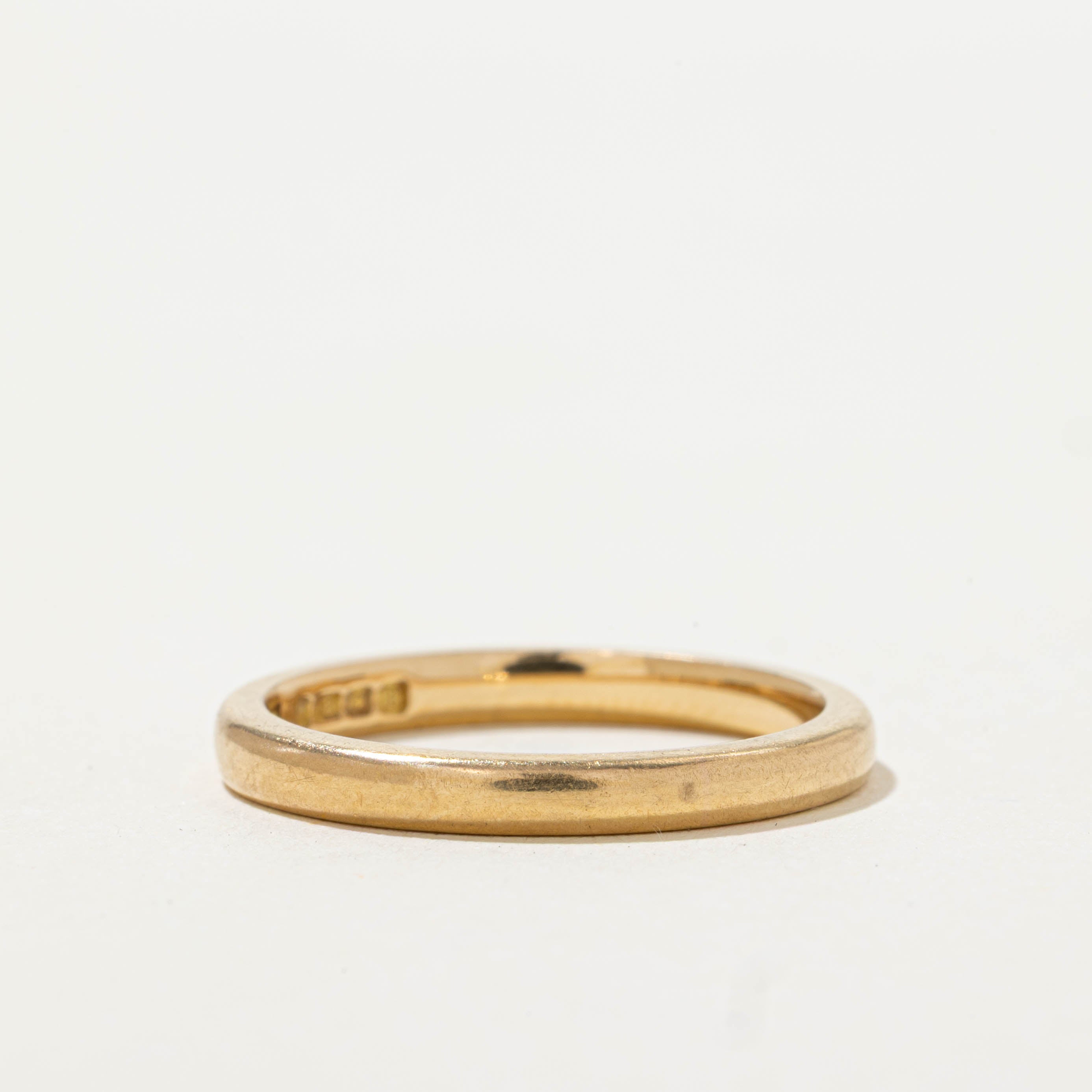 1930 Birmingham UK Yellow Gold Band | 2.25mm | SZ 5.75