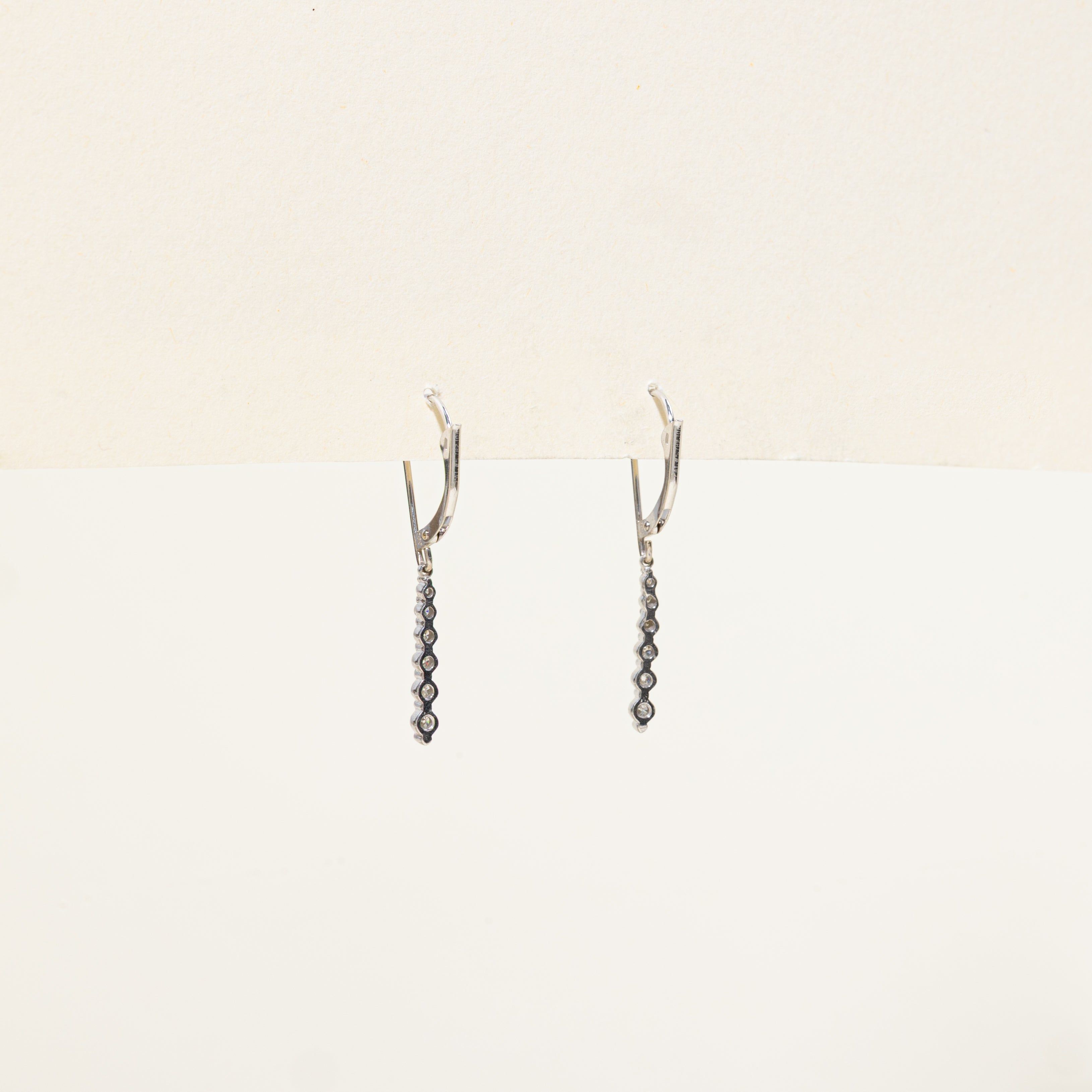 Diamond Plain Drop Earrings | 0.23ctw
