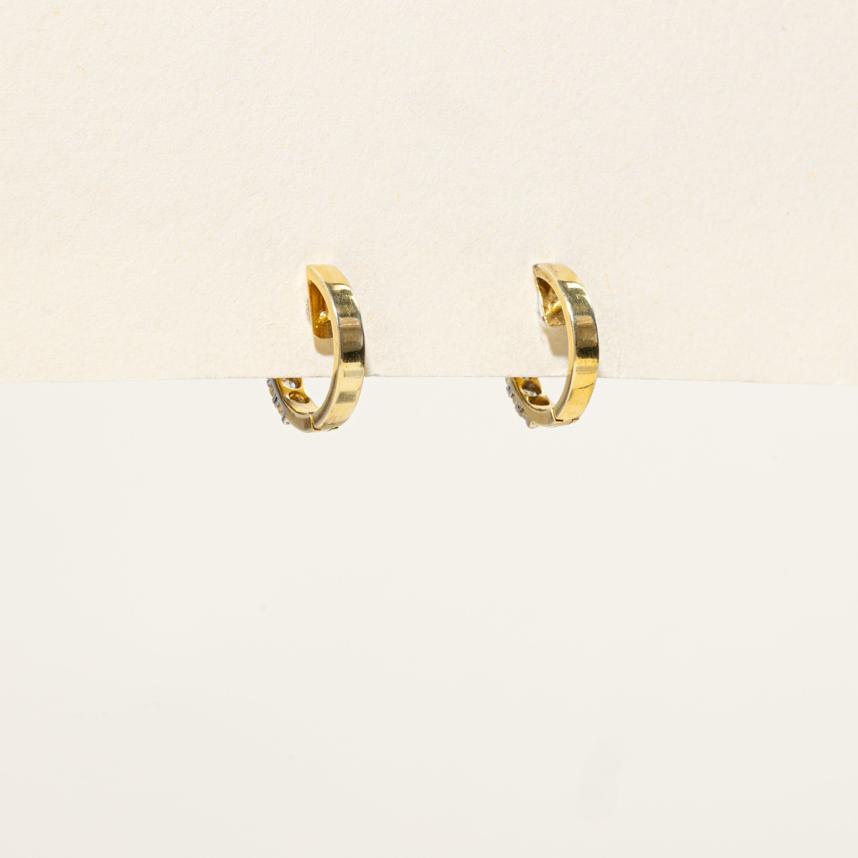 Diamond Huggie Earrings | 0.63ctw