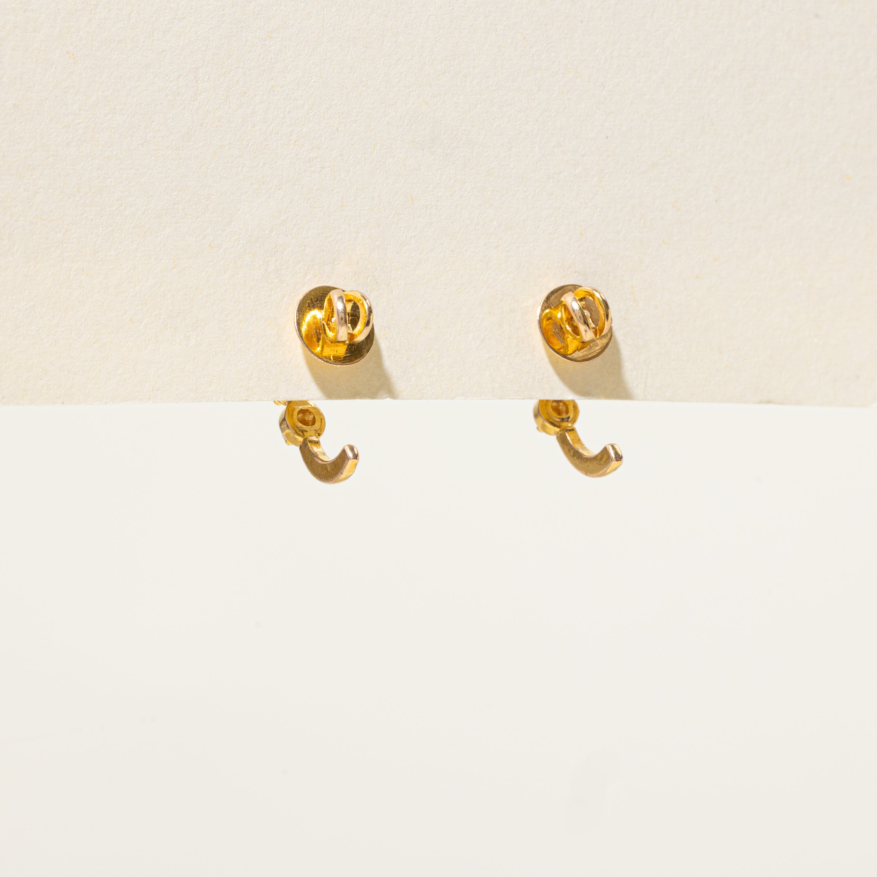 Diamond Cluster Stud Earrings | 0.35ctw