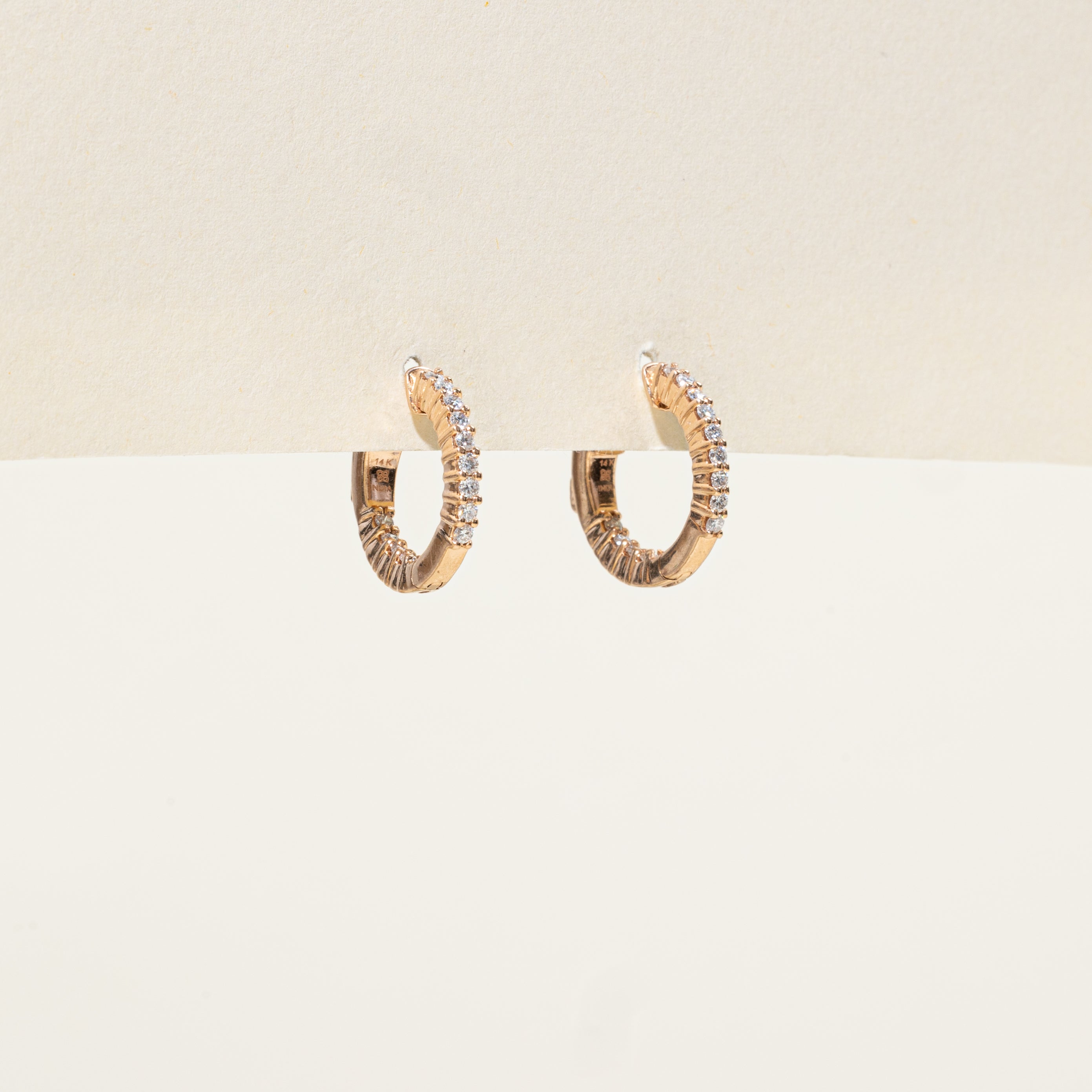 Diamond Hoop Earrings | 0.45ctw