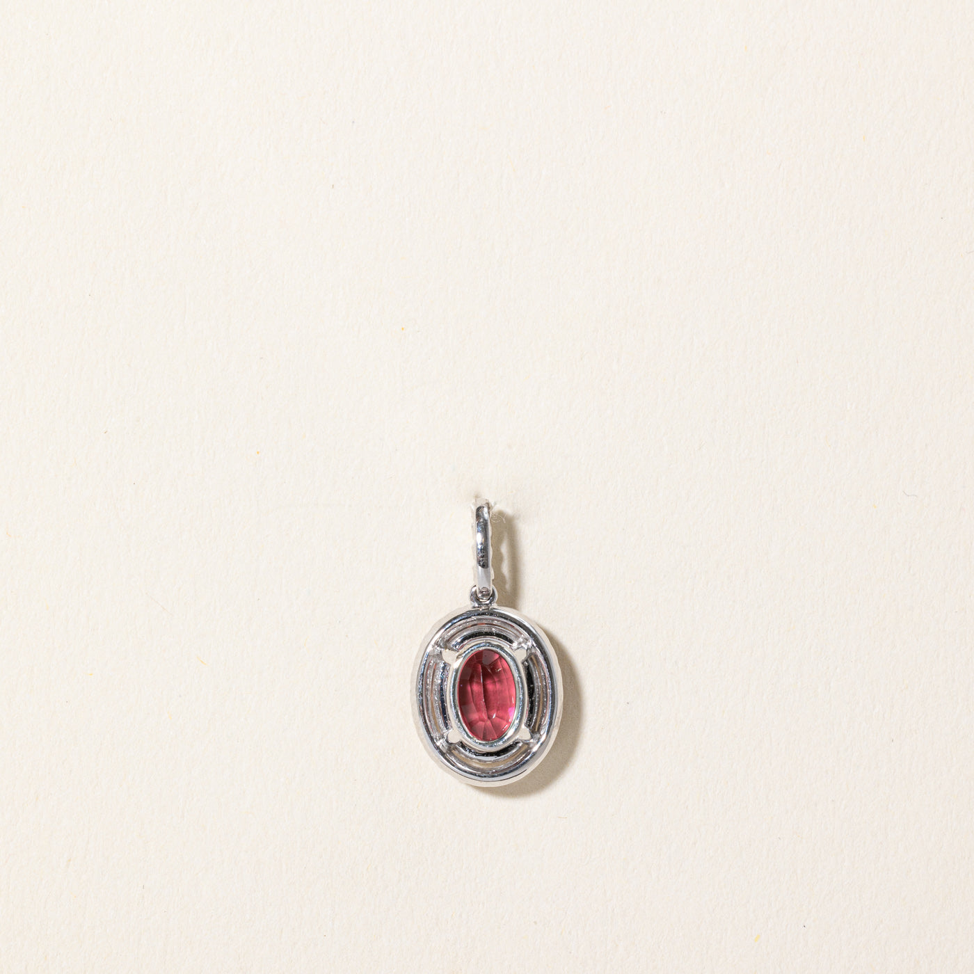 Pink Tourmaline & Diamond Pendant | 1.80ct, 0.14ctw |