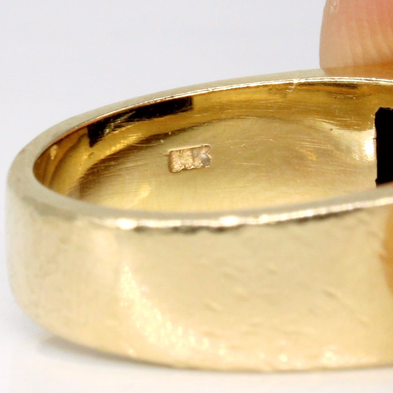 'Ragnar' Onyx Inlay Ring | 2.00ct | SZ 6.5 | - 100 Ways