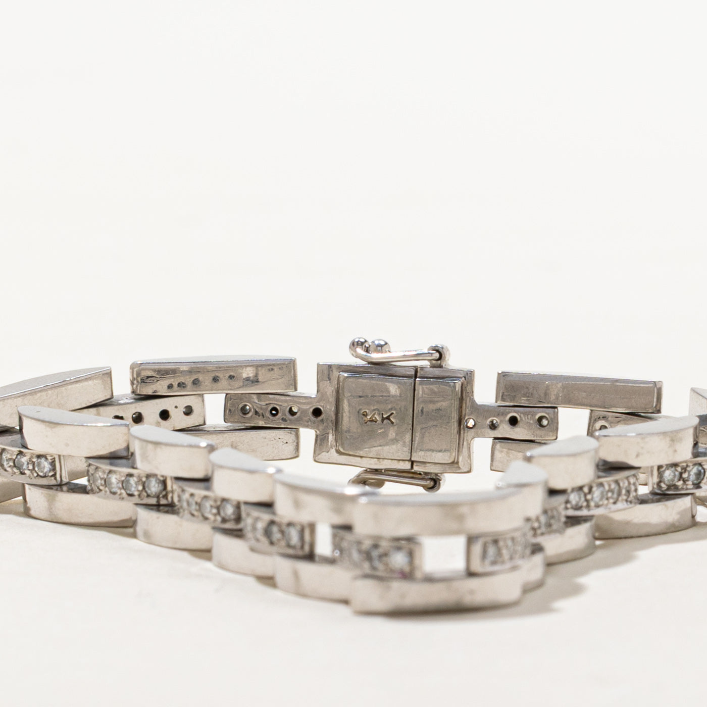 Diamond Watch Strap Bracelet | 1.50ctw | SZ 7.5" |