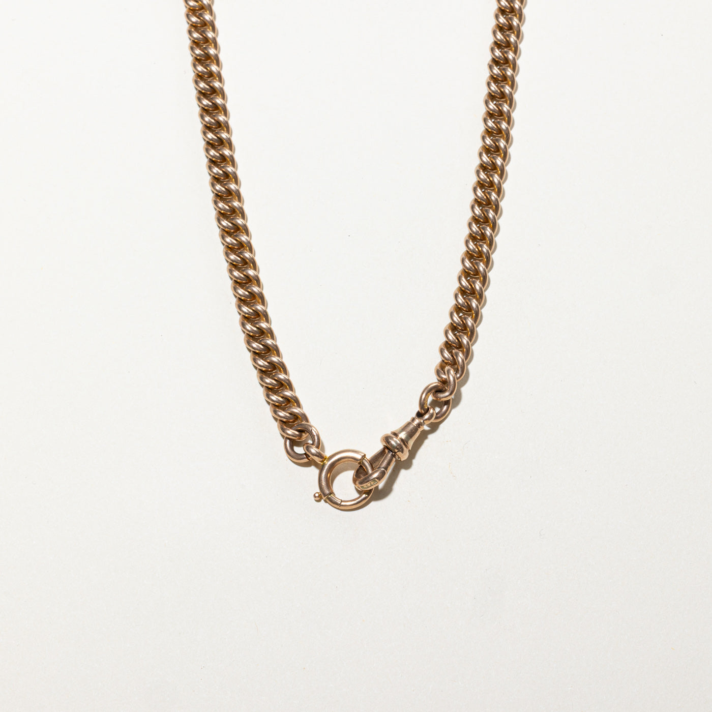 Birmingham 9K Yellow Gold T Bar Watch Chain | 6.55mm | 14.5" |