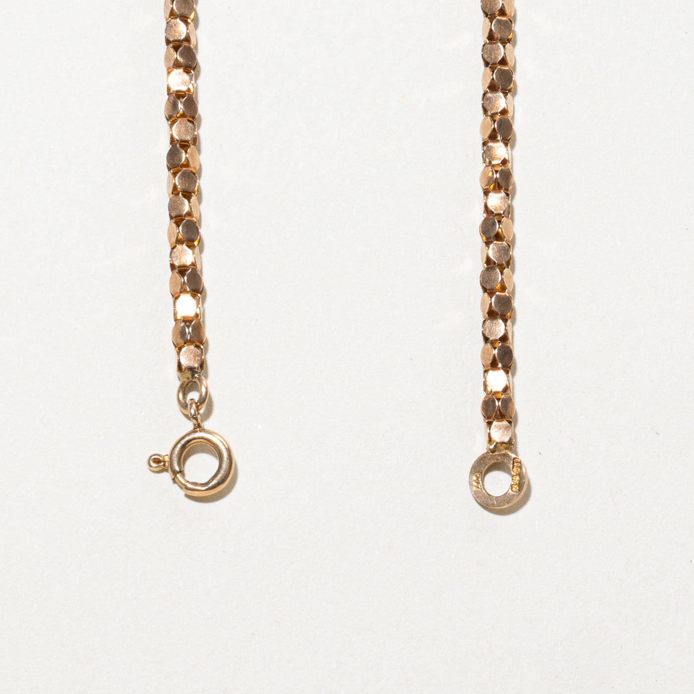 1979 London 9K Rose Gold Popcorn Chain Necklace | 2.83mm | 23.5"