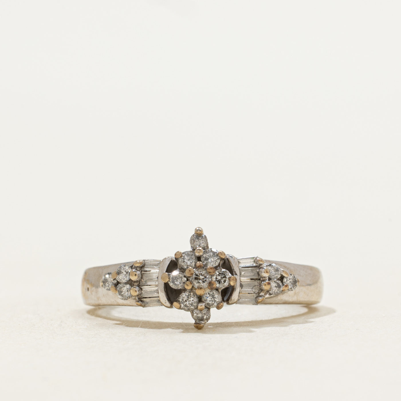 Diamond Marquise Cluster Accented Ring | 0.30ctw | SZ 5.25 |