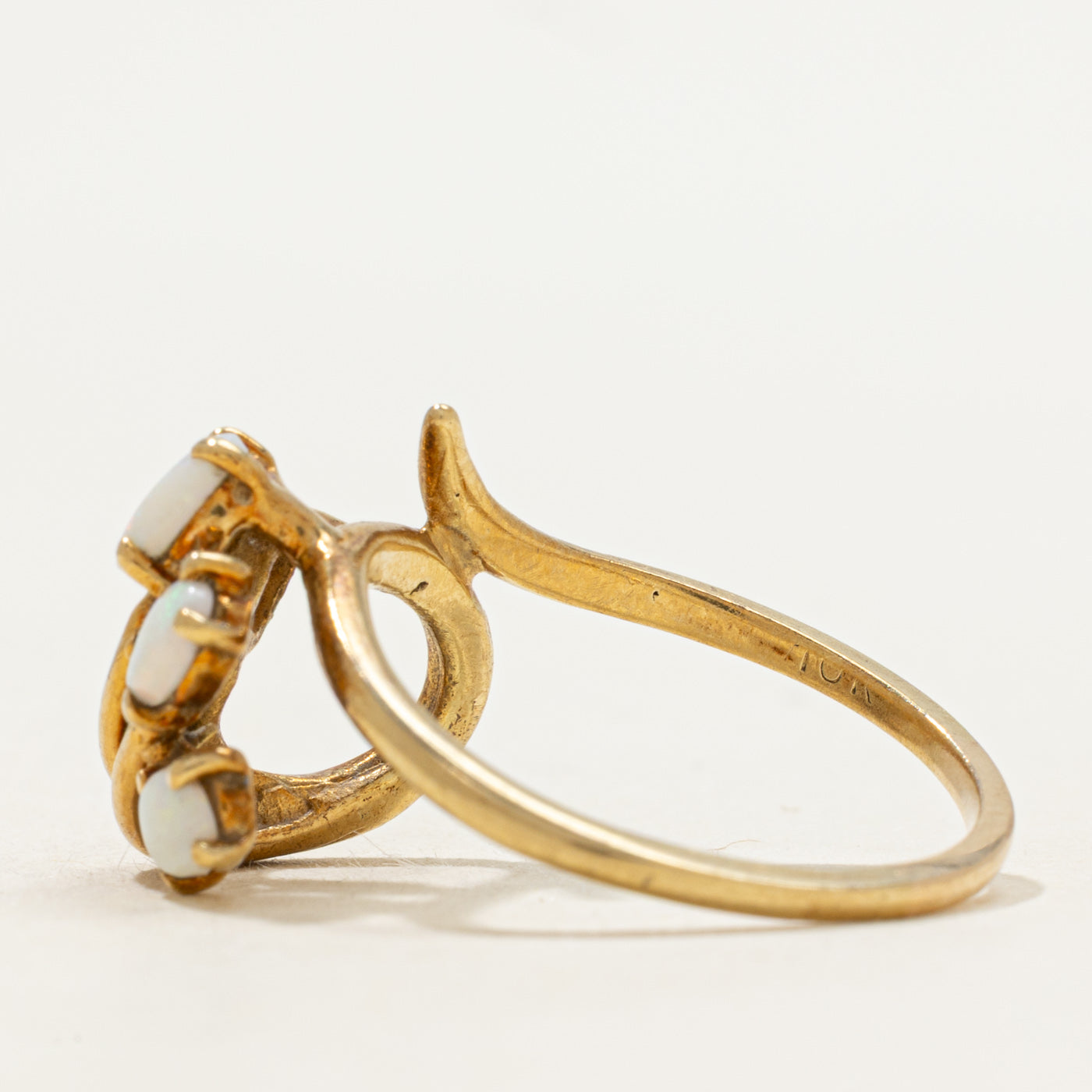 Four Stone Opal Bypass Ring | 0.52ctw | SZ 9 |