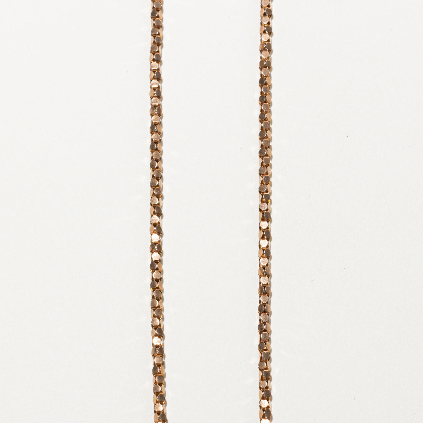 1979 London 9K Rose Gold Popcorn Chain Necklace | 2.83mm | 23.5"
