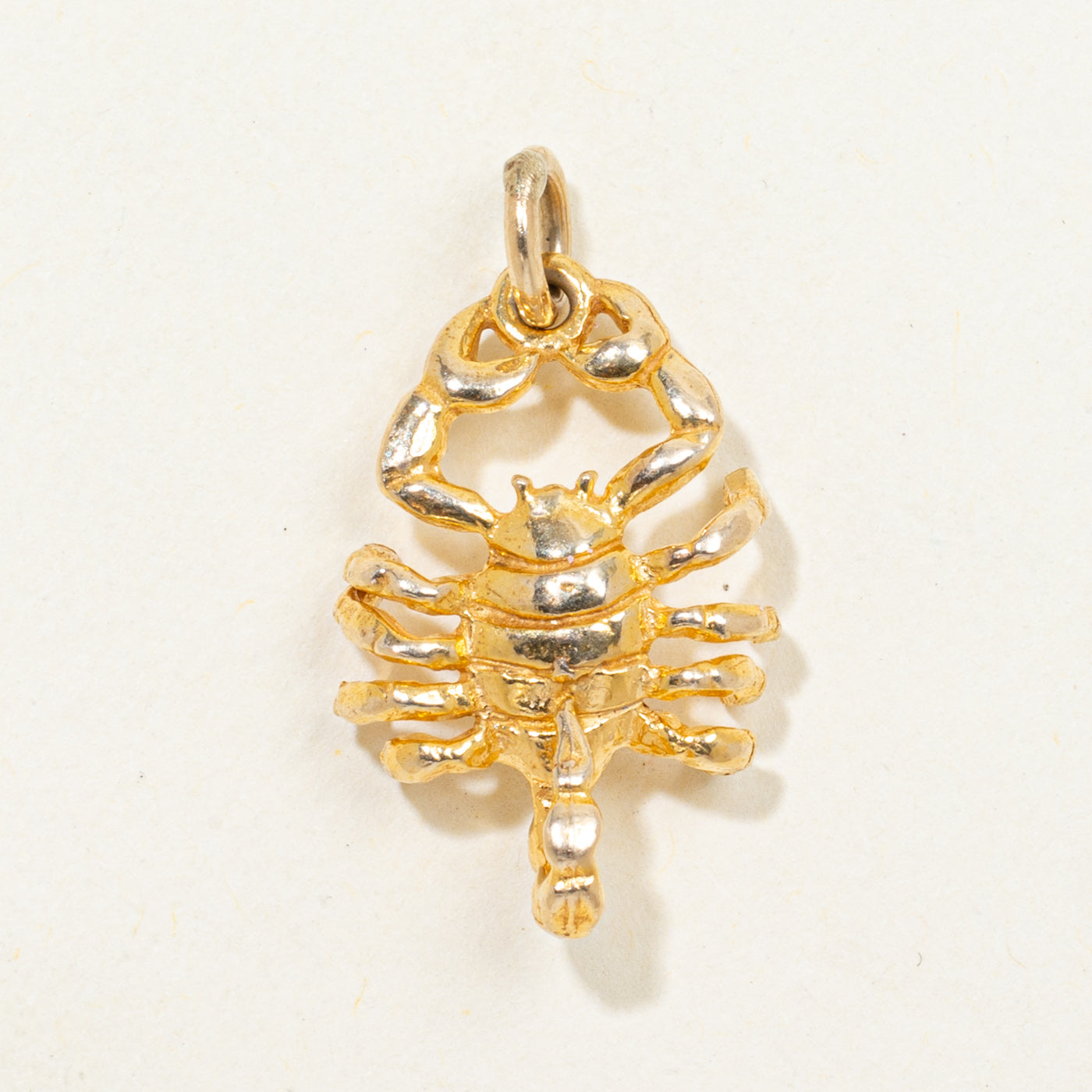 1970 Birmingham 9k Yellow Gold Scorpion Charm