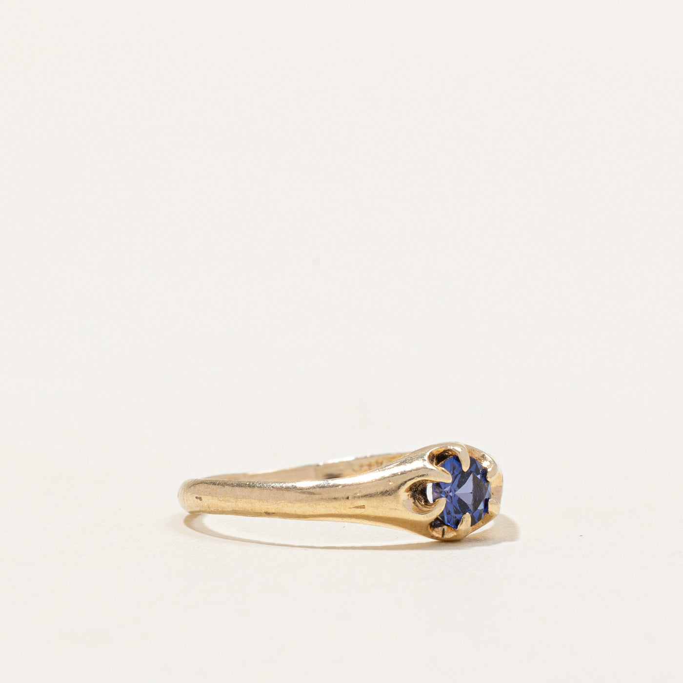 Bague en saphir synthétique | 0,20 ct | Taille 4 |