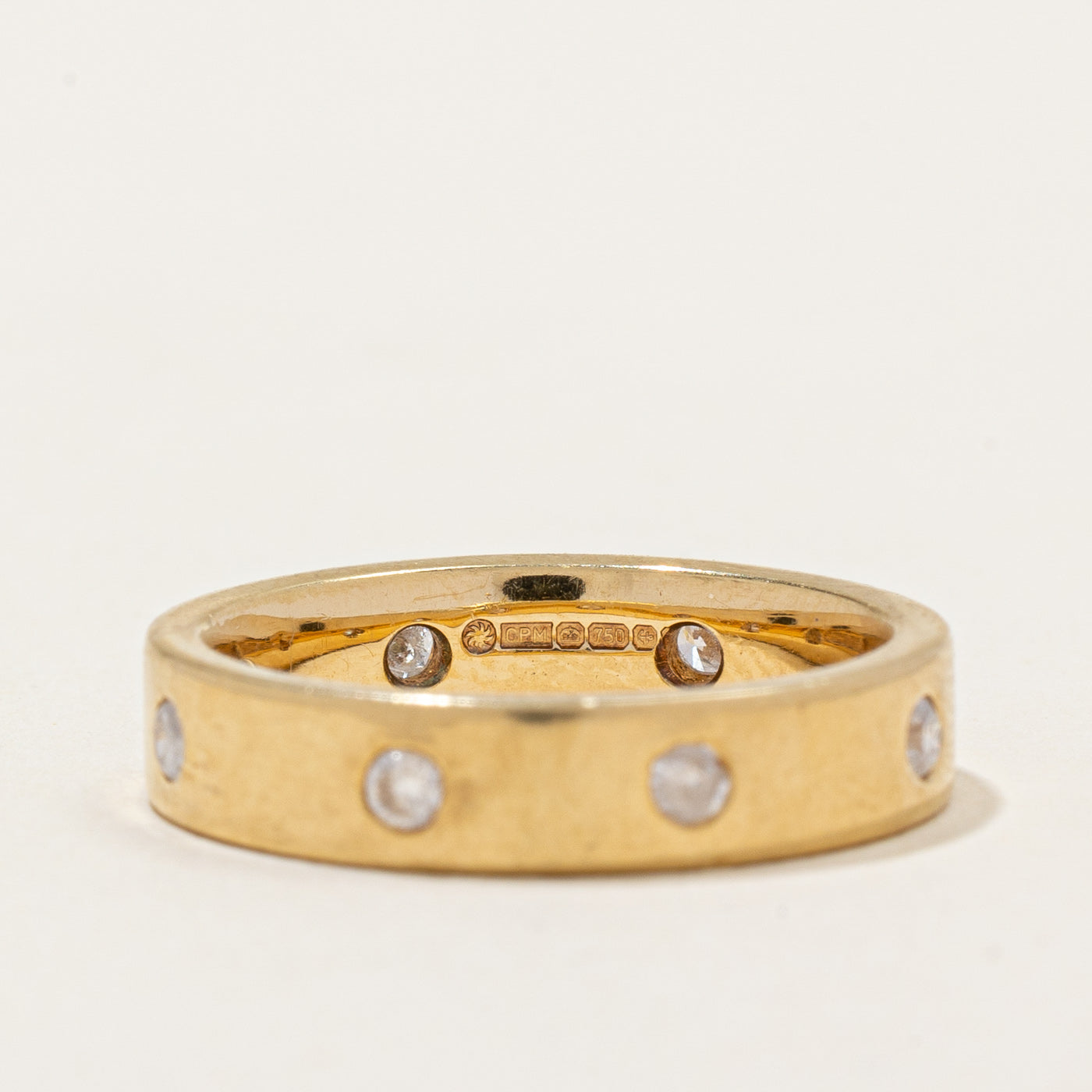 Bague sertie de diamants à fleur | 0,24 ct | Taille 5,5 |