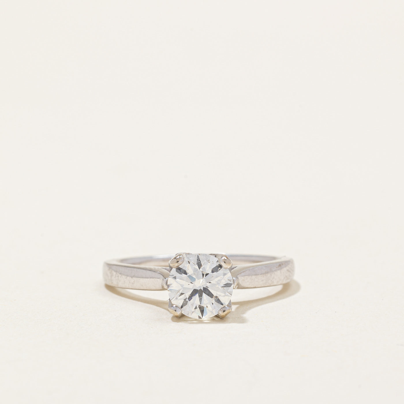 GIA Diamond Engagement Ring with Hidden Diamond Accents | 1.16ctw H SI1 Ex | SZ 5.75 |
