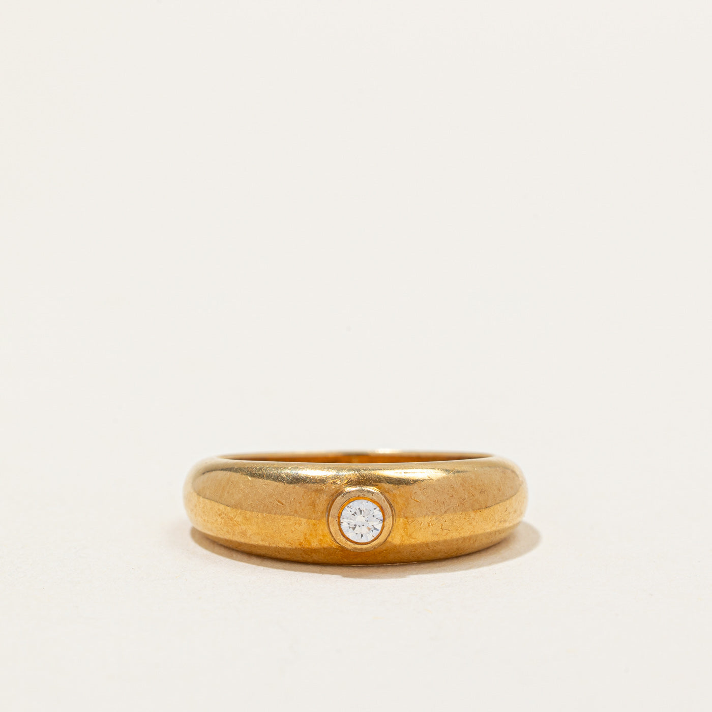 Bague Cartier Vintage sertie de diamants à fleur | 0,07 ct | Taille 6,25 |