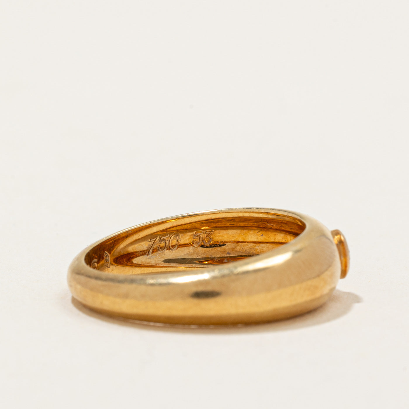 Bague Cartier Vintage sertie de diamants à fleur | 0,07 ct | Taille 6,25 |