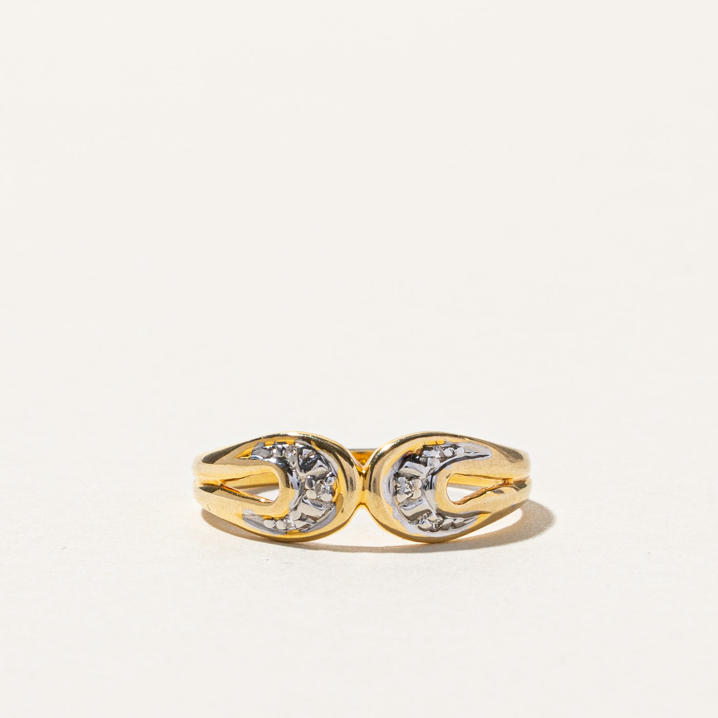 Diamond Gold Ring | 0.02ctw | SZ 6.5 |