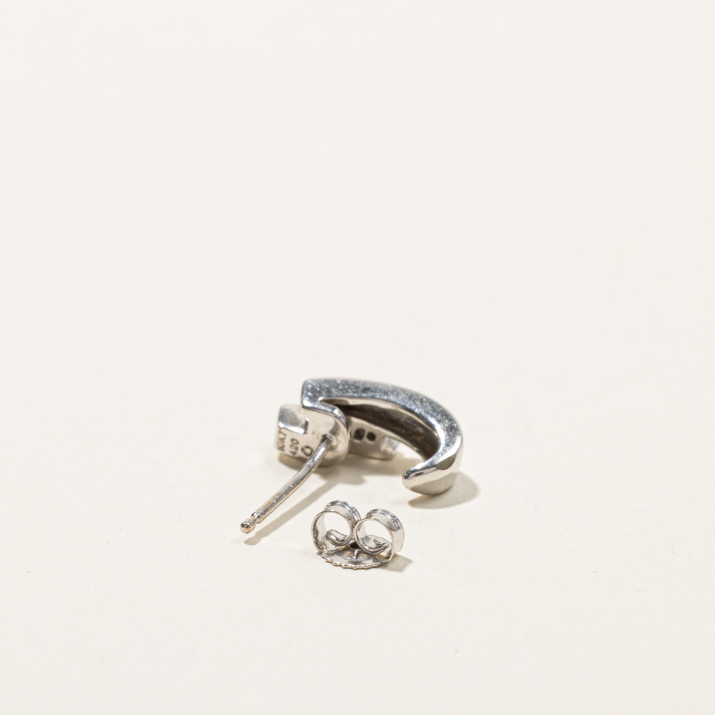 Channel Set Diamond Earrings | 0.06ctw |