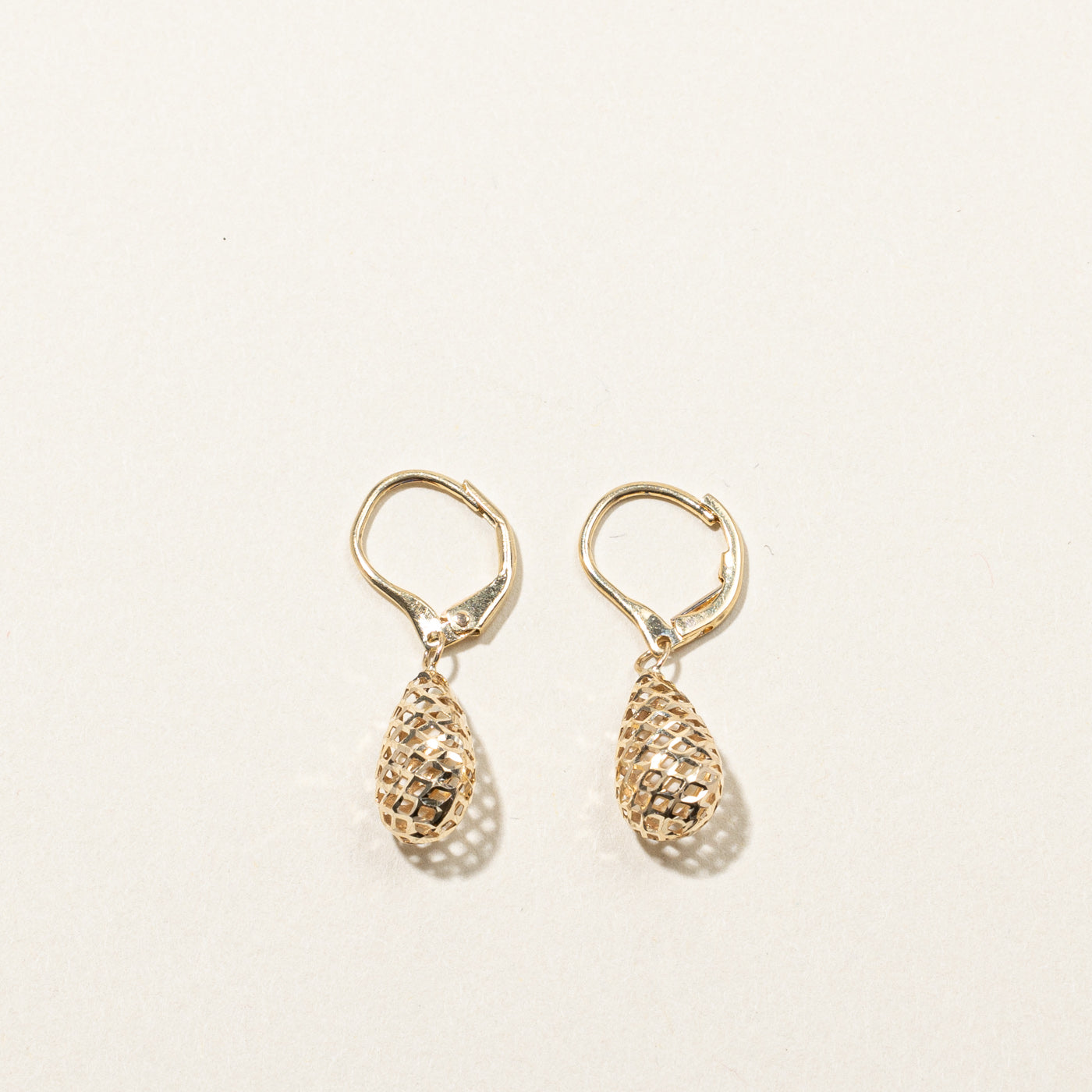 Textured Dangle Earrings
