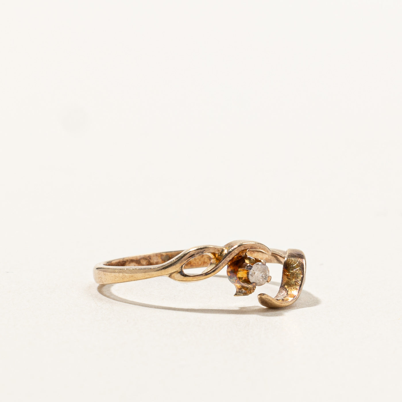 Bypass Diamond Ring | 0.05ct | SZ 7.5 |