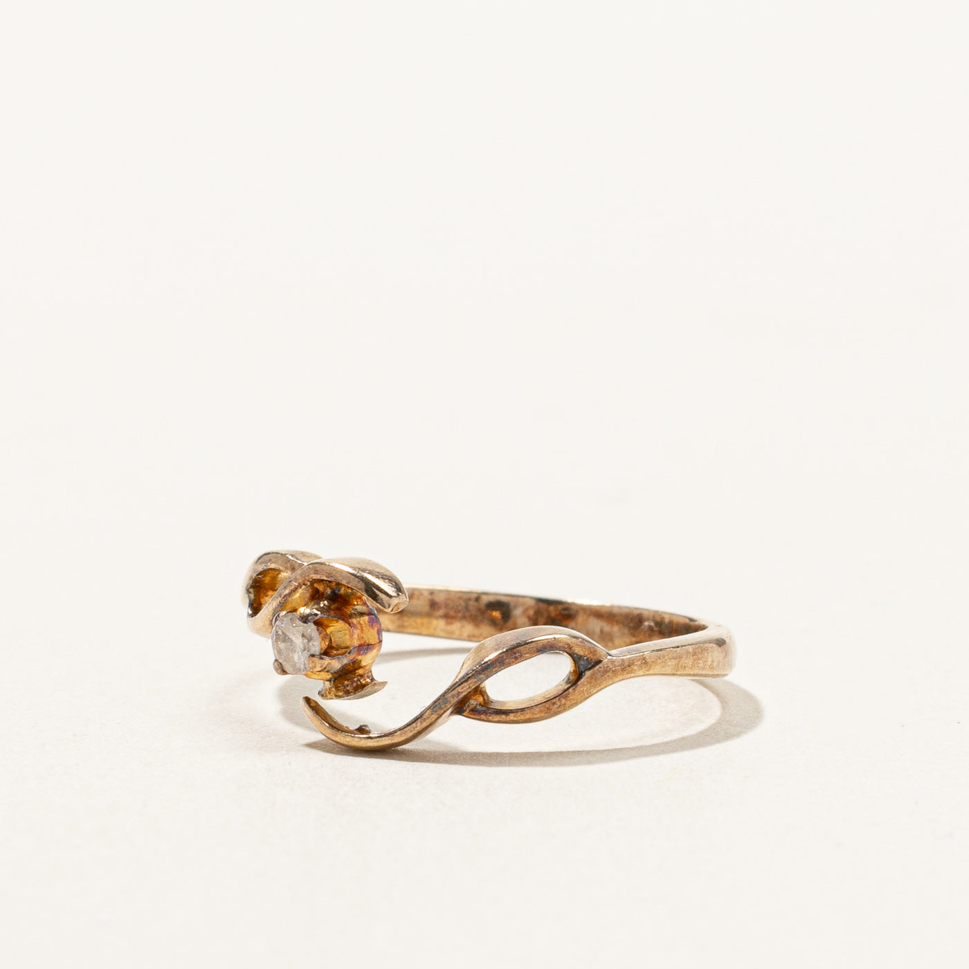 Bypass Diamond Ring | 0.05ct | SZ 7.5 |