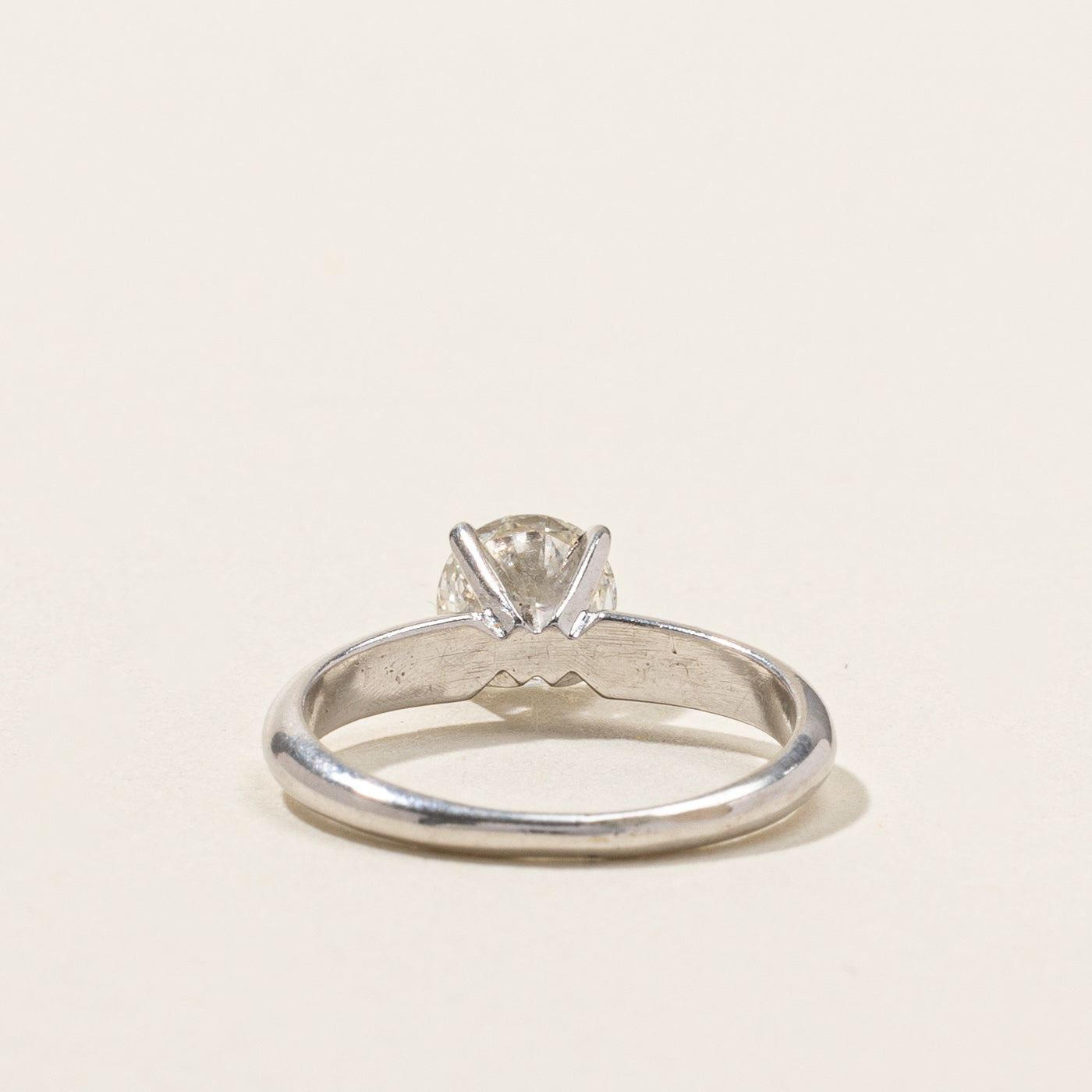 Solitaire Diamond Engagement Ring | 0.70ct SI1 G | SZ 3.75 |
