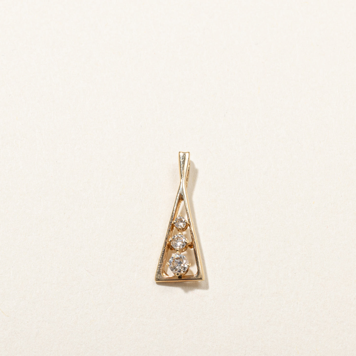 Three Stone Diamond Pendant | 0.16ctw |