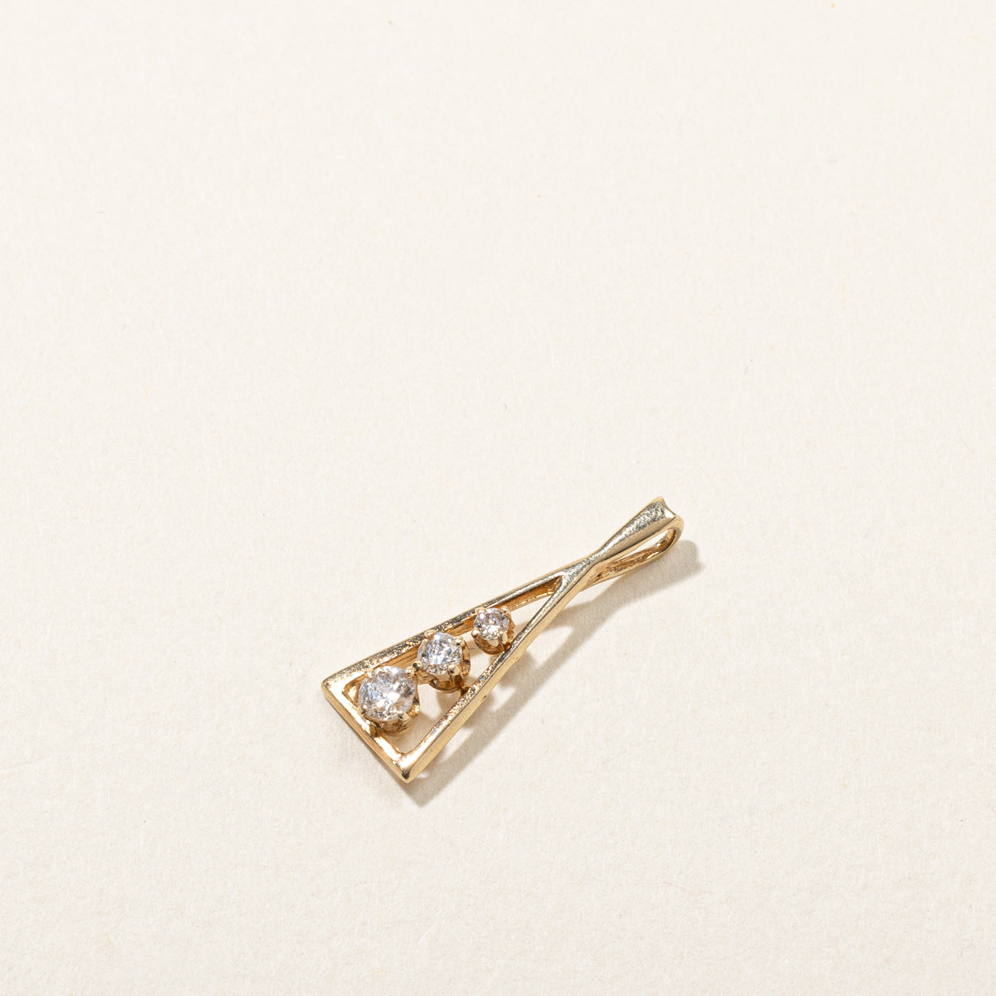Three Stone Diamond Pendant | 0.16ctw |
