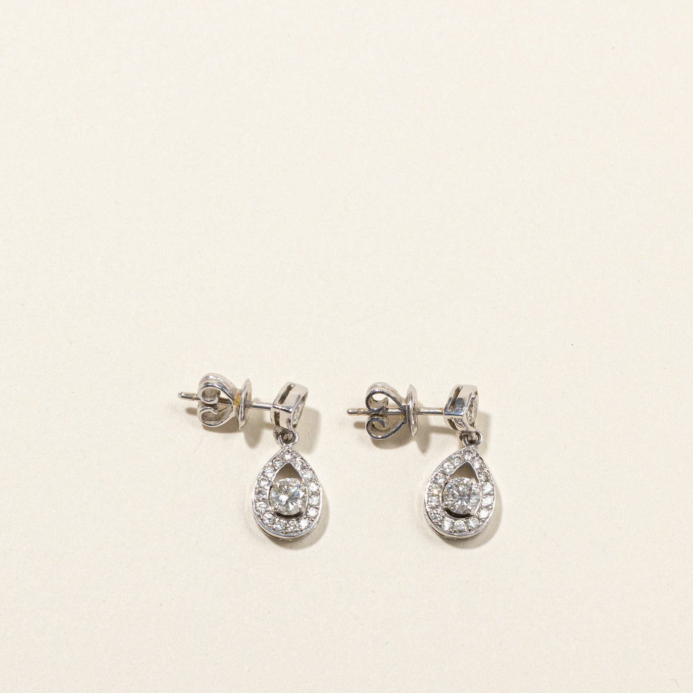 Diamond Drop Dangle Earrings | 1.02ctw |