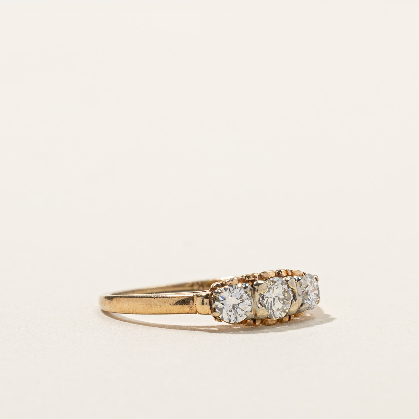Three Stone Diamond Ring | 0.42ctw | SZ 5.5 |