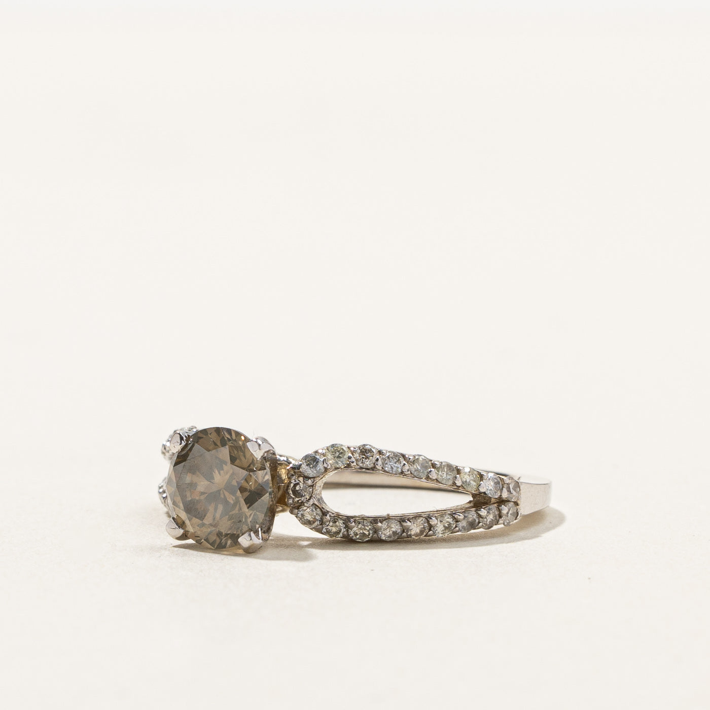 Brown Diamond Engagement Ring | 1.45ctw | SZ 6 |