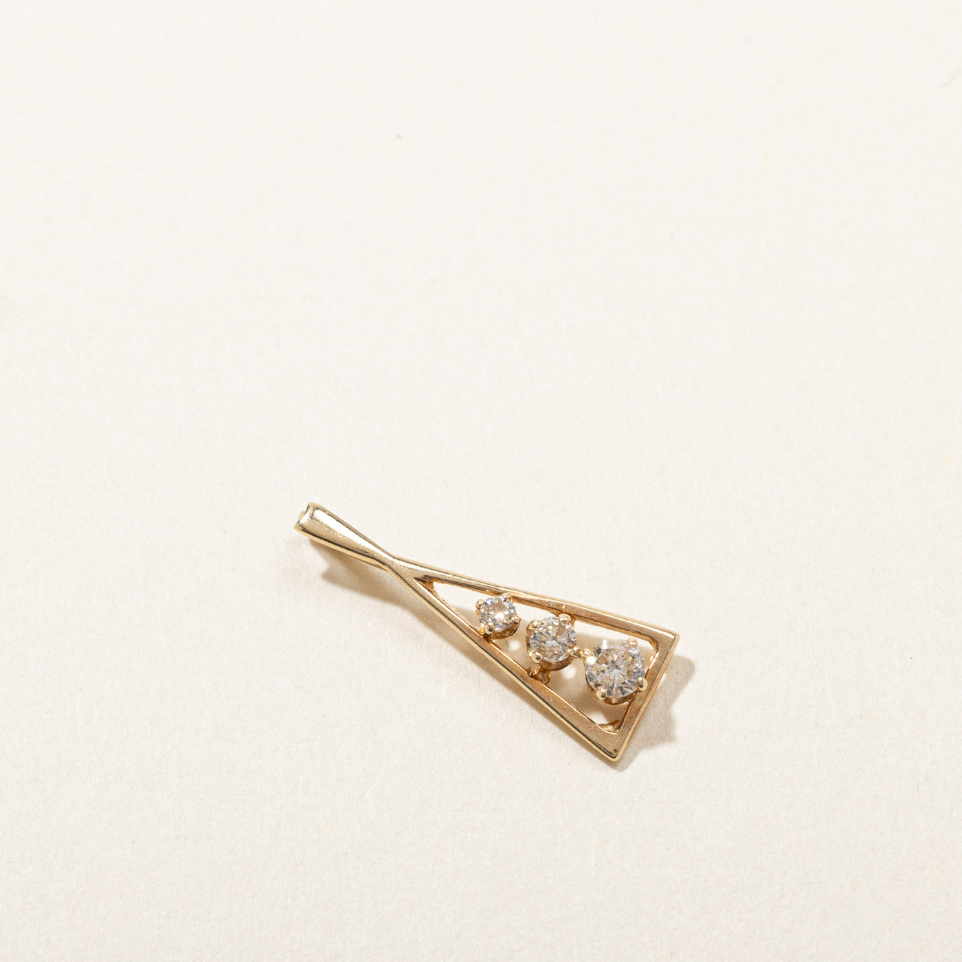 Three Stone Diamond Pendant | 0.16ctw |