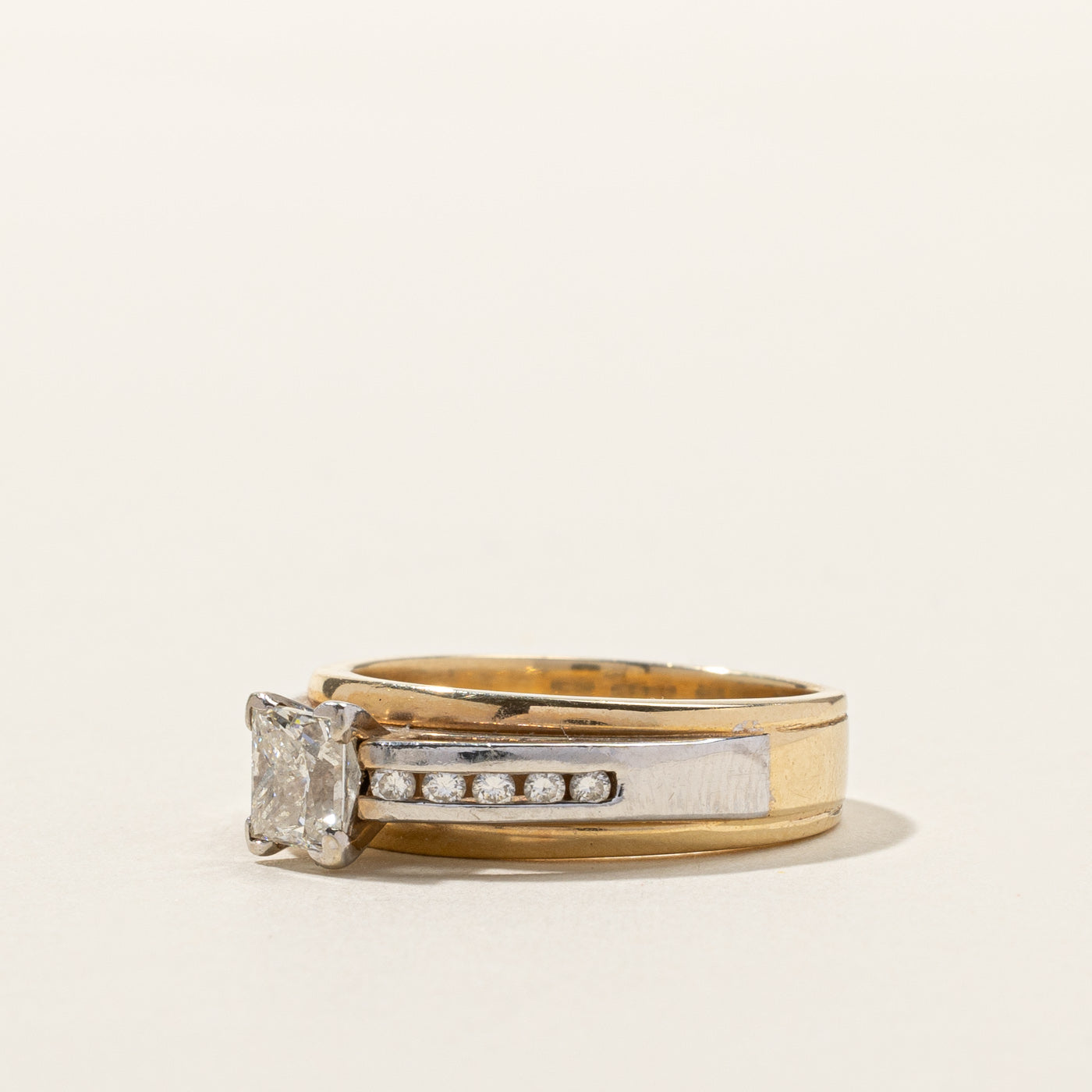 Princess Diamond Gold Ring | 1.05ctw VS1/VS2 G/H | SZ 9 |