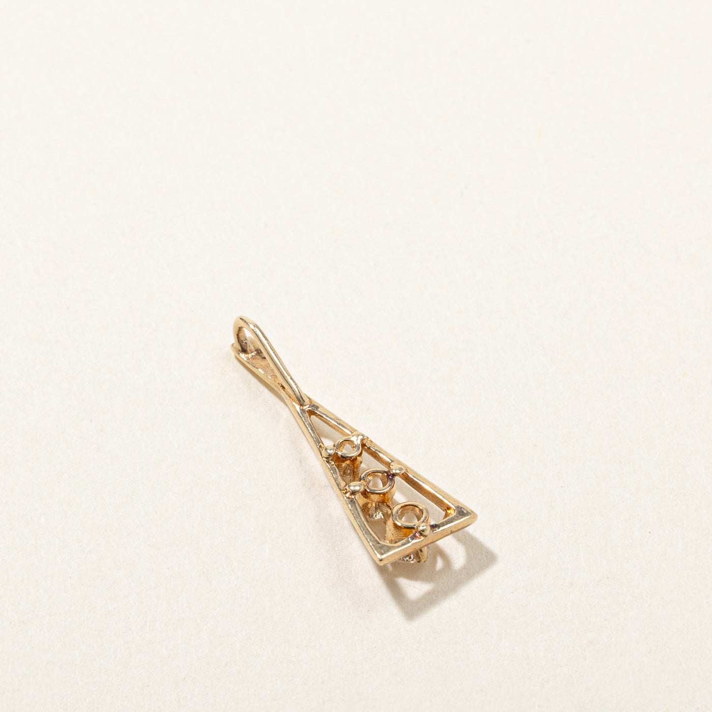 Three Stone Diamond Pendant | 0.16ctw |