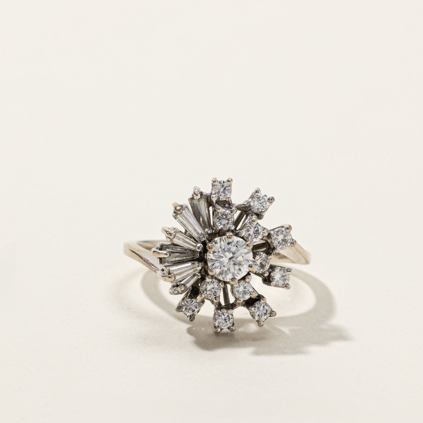 Cluster Diamond Ring | 1.19ctw | SZ 7 |