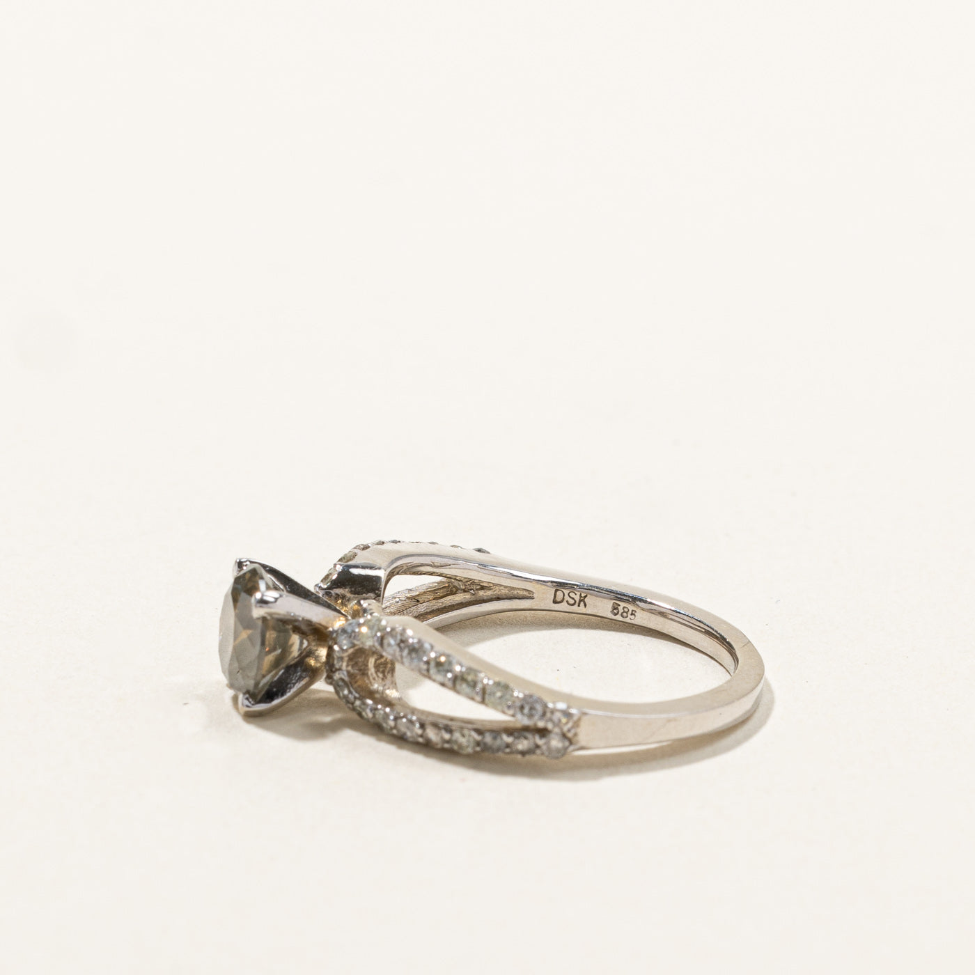 Brown Diamond Engagement Ring | 1.45ctw | SZ 6 |