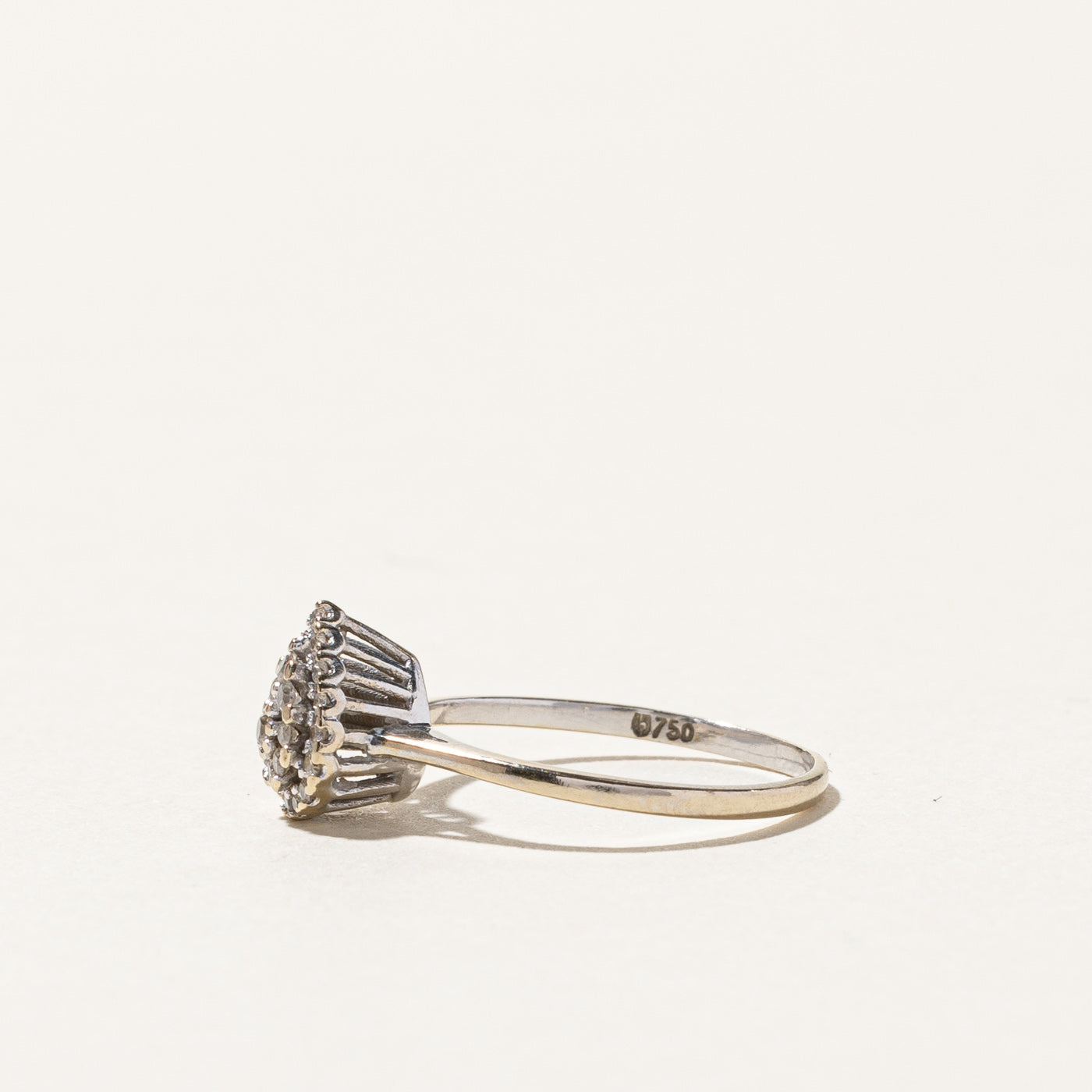 Cluster Set Diamond Ring | 0.15ctw | SZ 5.25 |