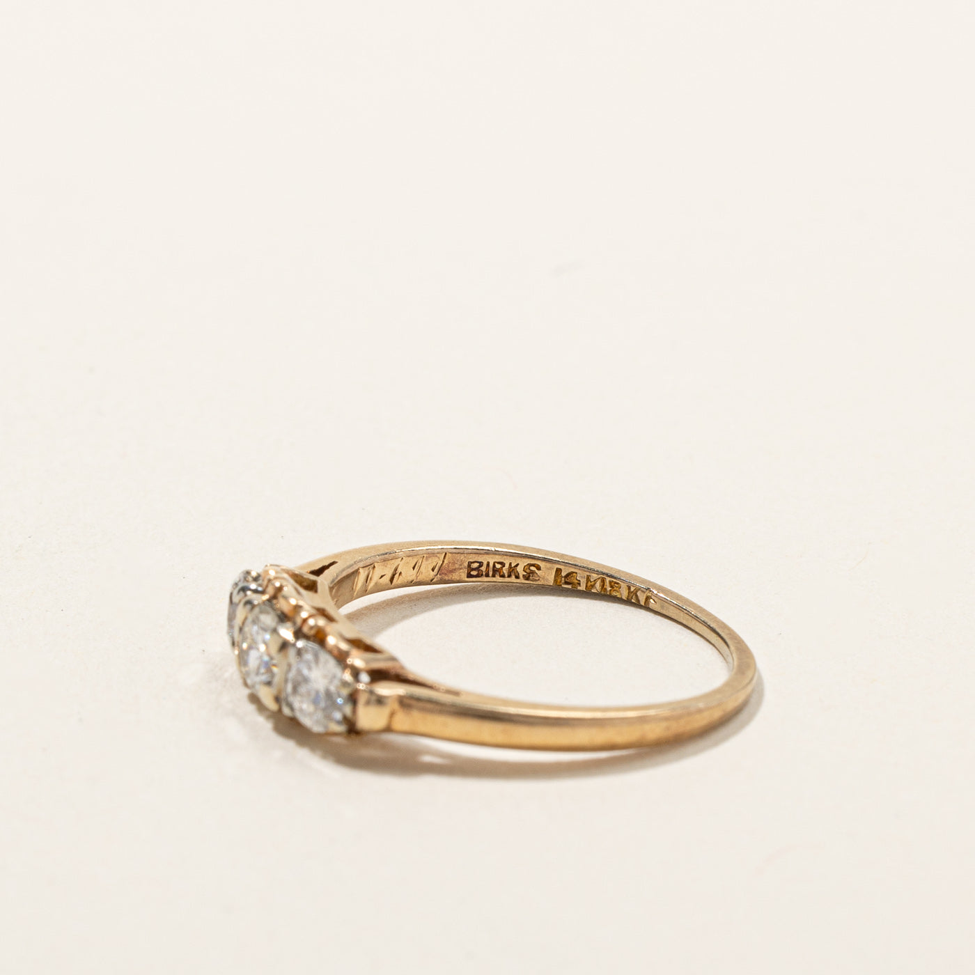 Three Stone Diamond Ring | 0.42ctw | SZ 5.5 |