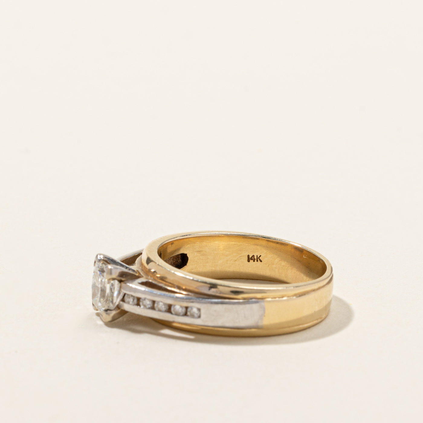 Princess Diamond Gold Ring | 1.05ctw VS1/VS2 G/H | SZ 9 |