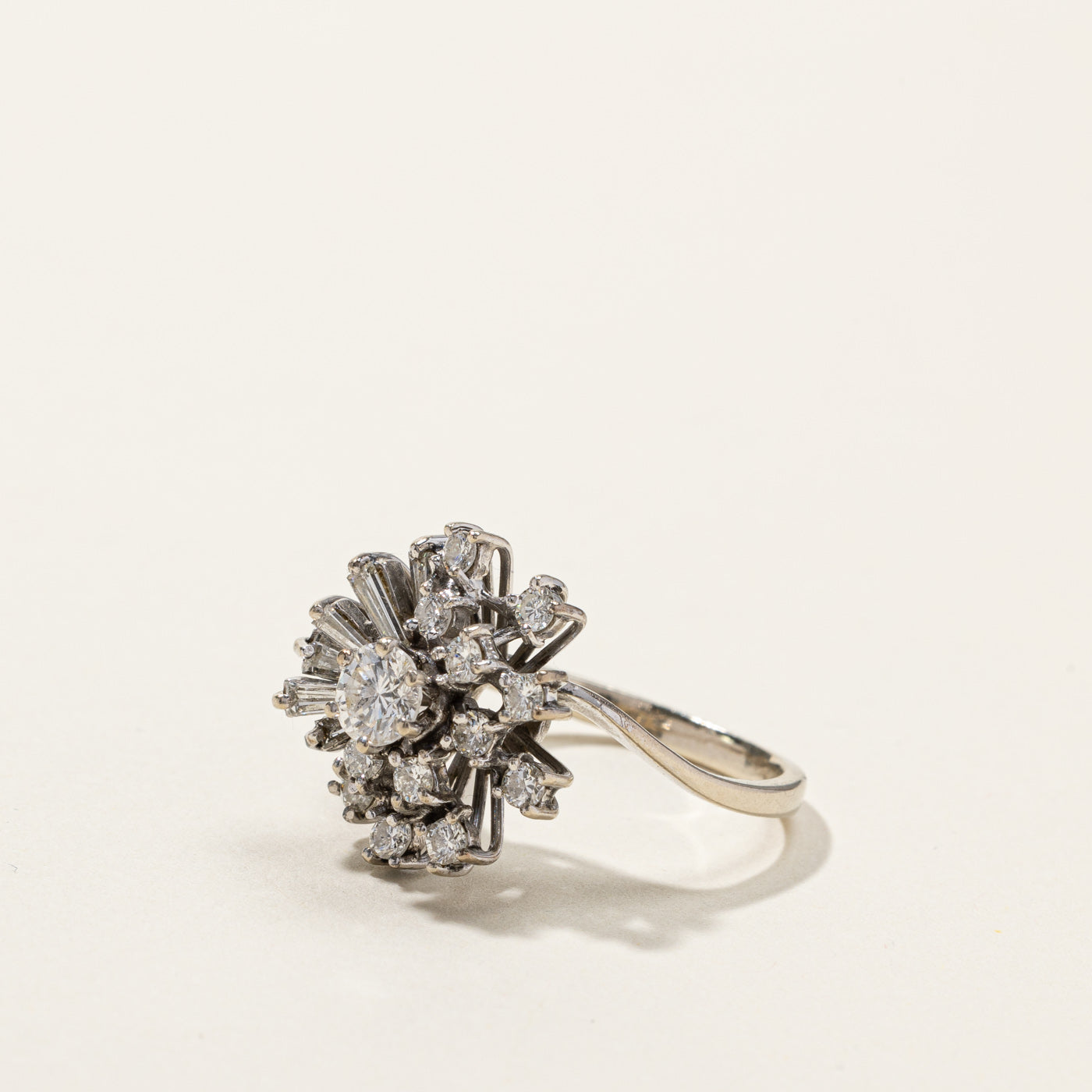 Cluster Diamond Ring | 1.19ctw | SZ 7 |