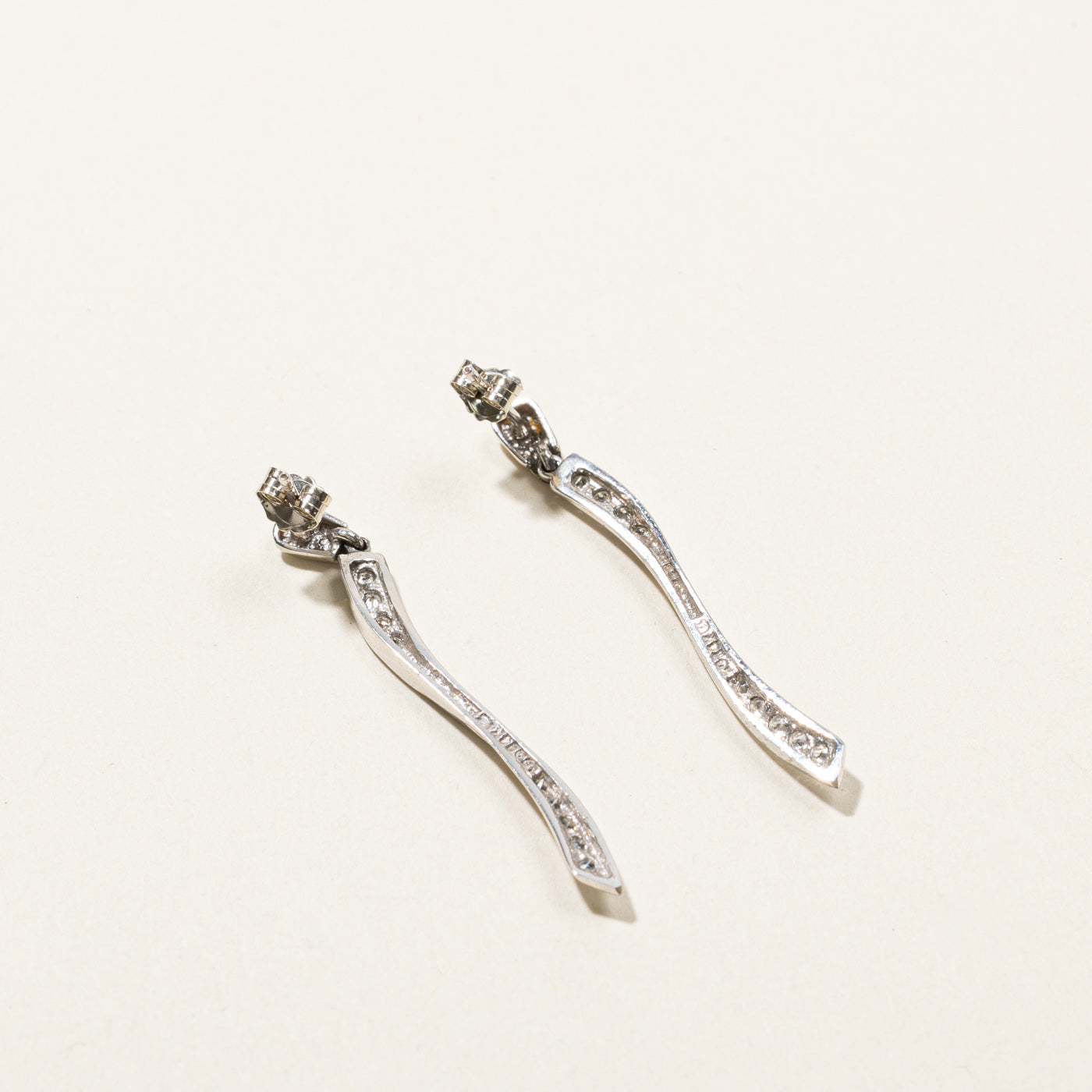 Diamond Dangle Earrings | 0.16ctw |